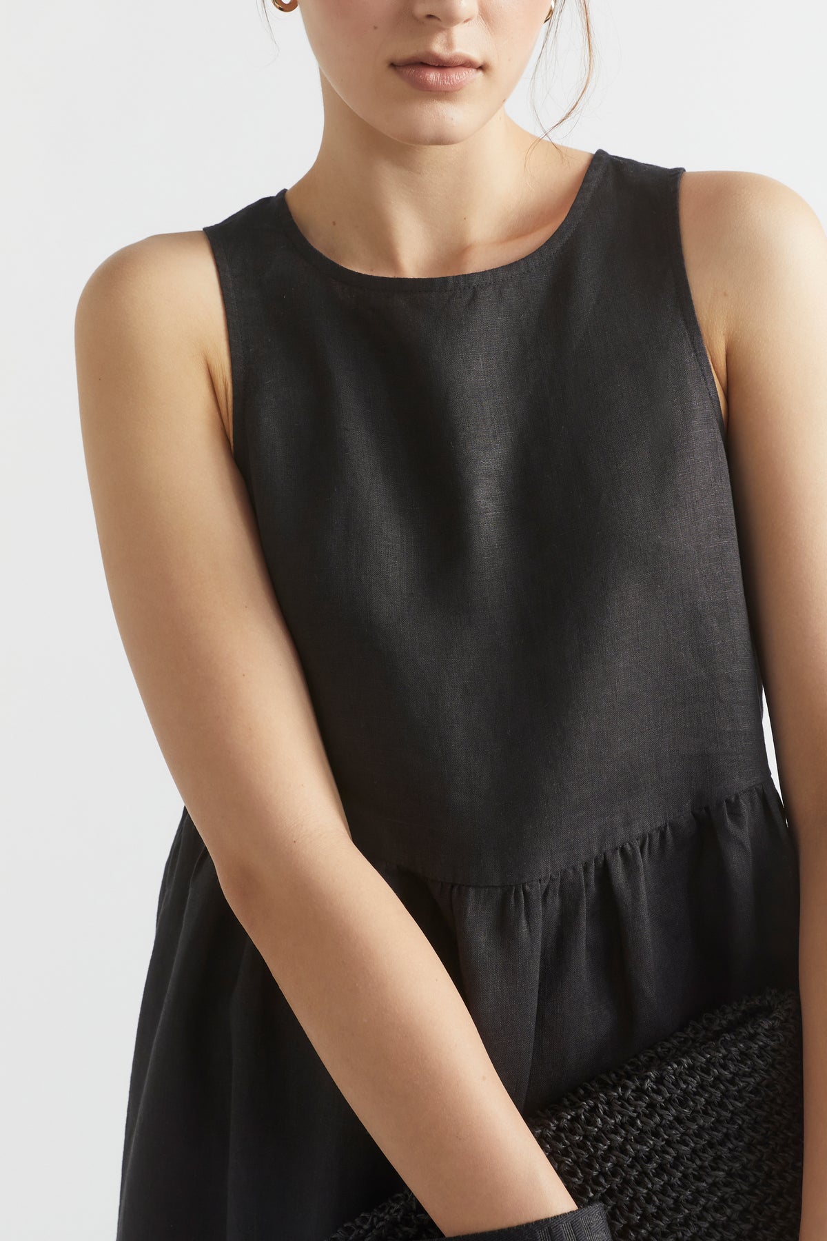 Core Linen Midi Dress