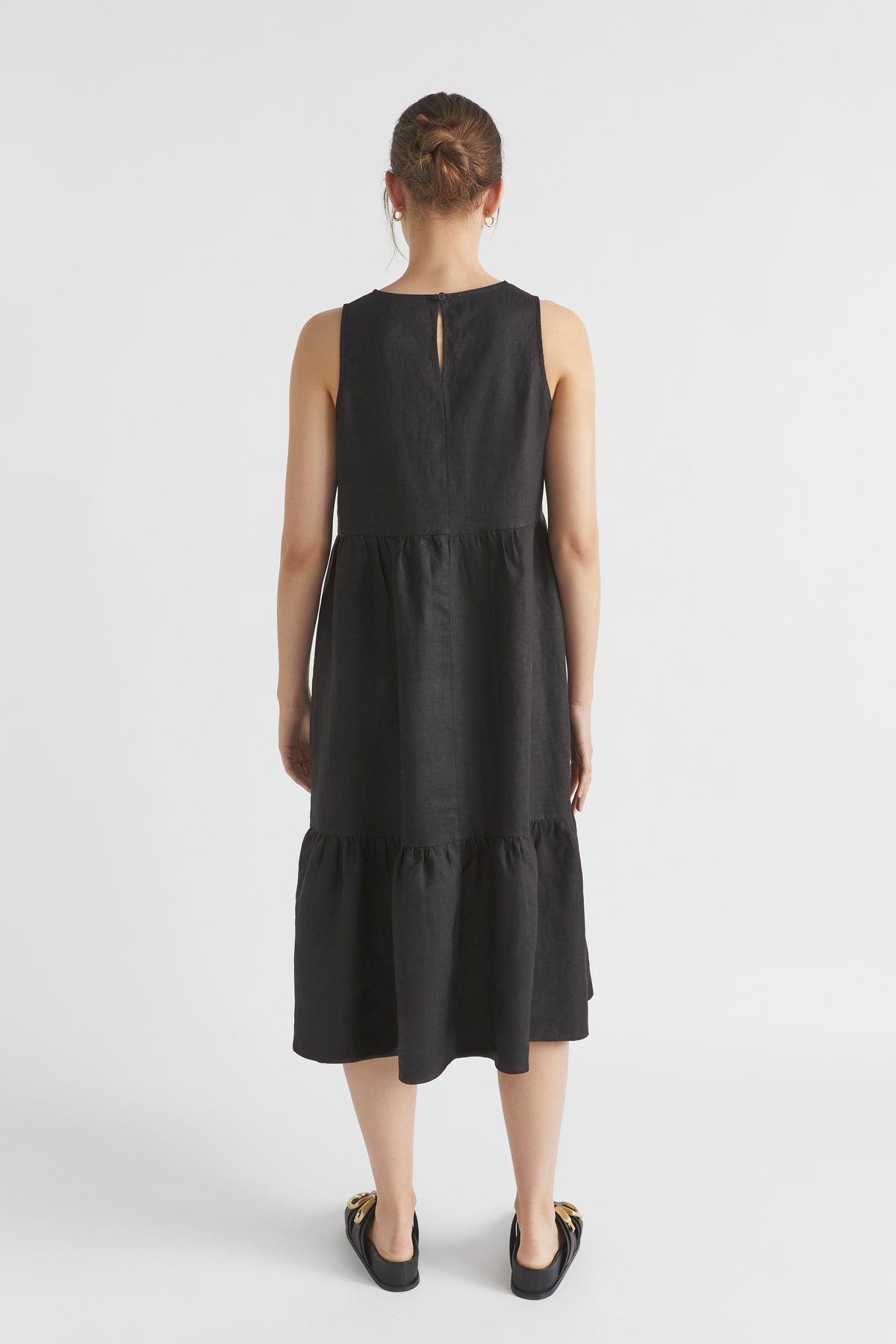 Core Linen Midi Dress