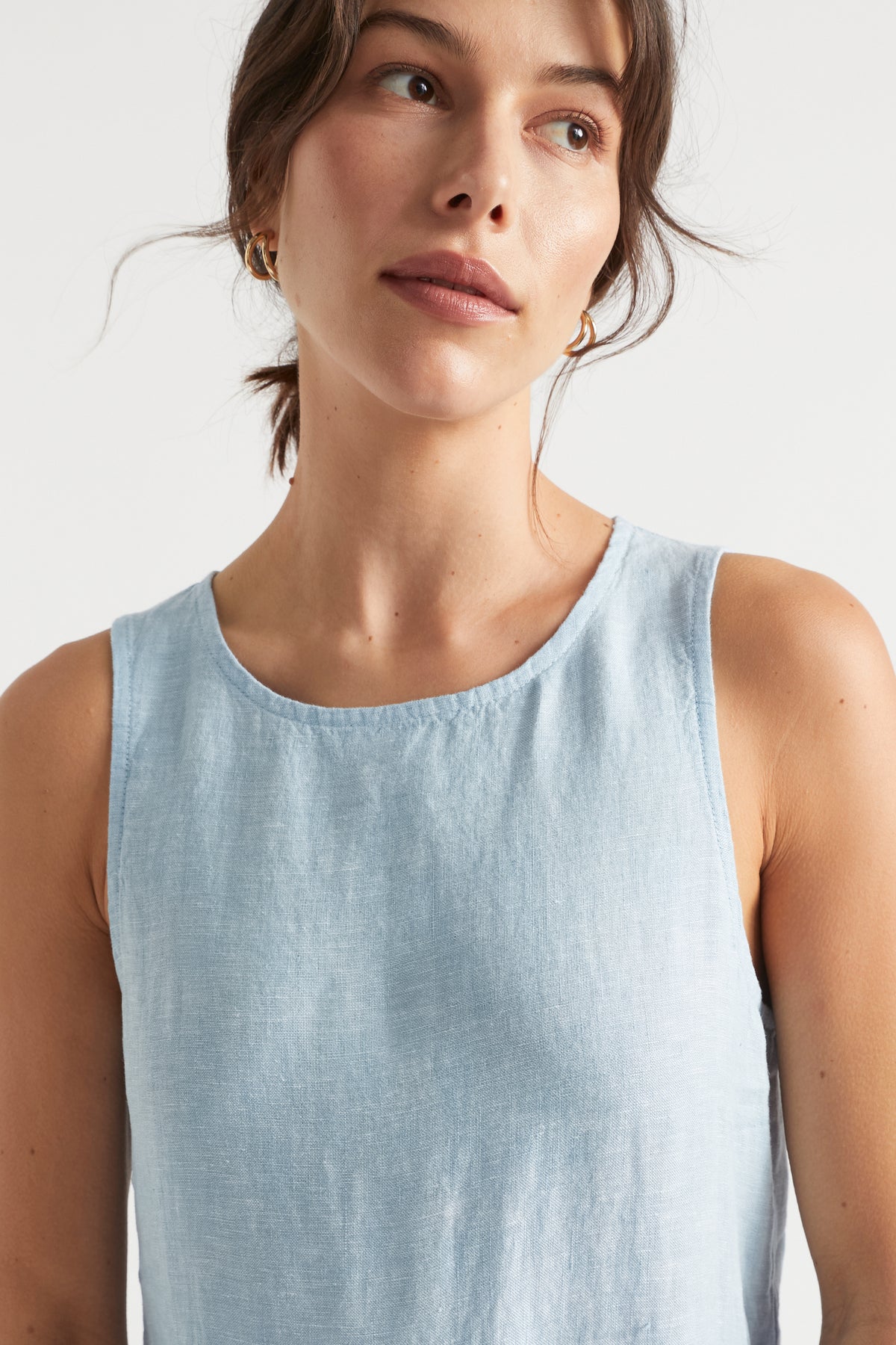 Core Linen Midi Dress