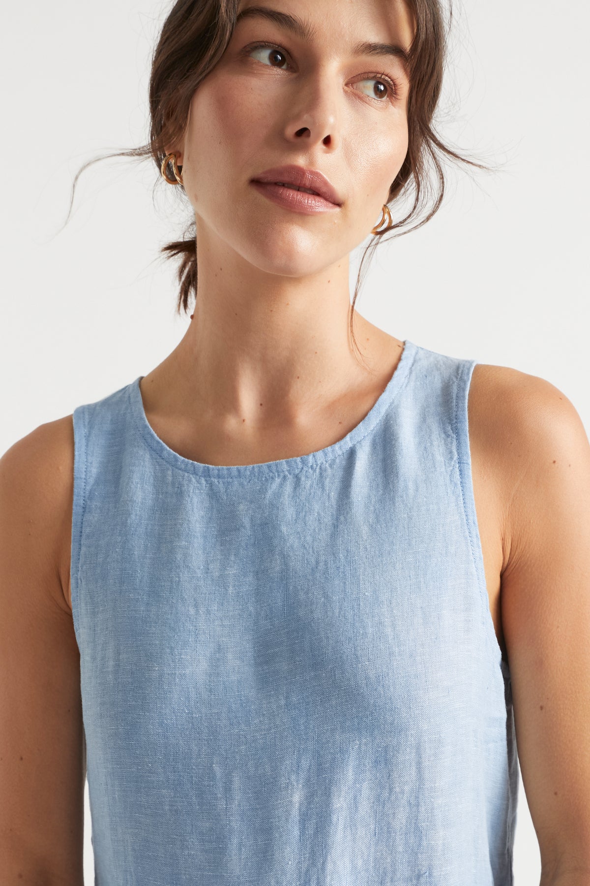 Core Linen Midi Dress