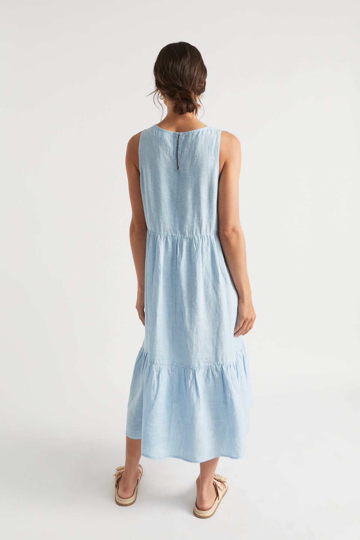 Core Linen Midi Dress