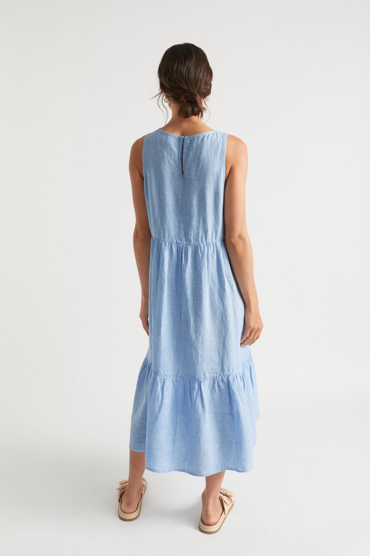 Core Linen Midi Dress