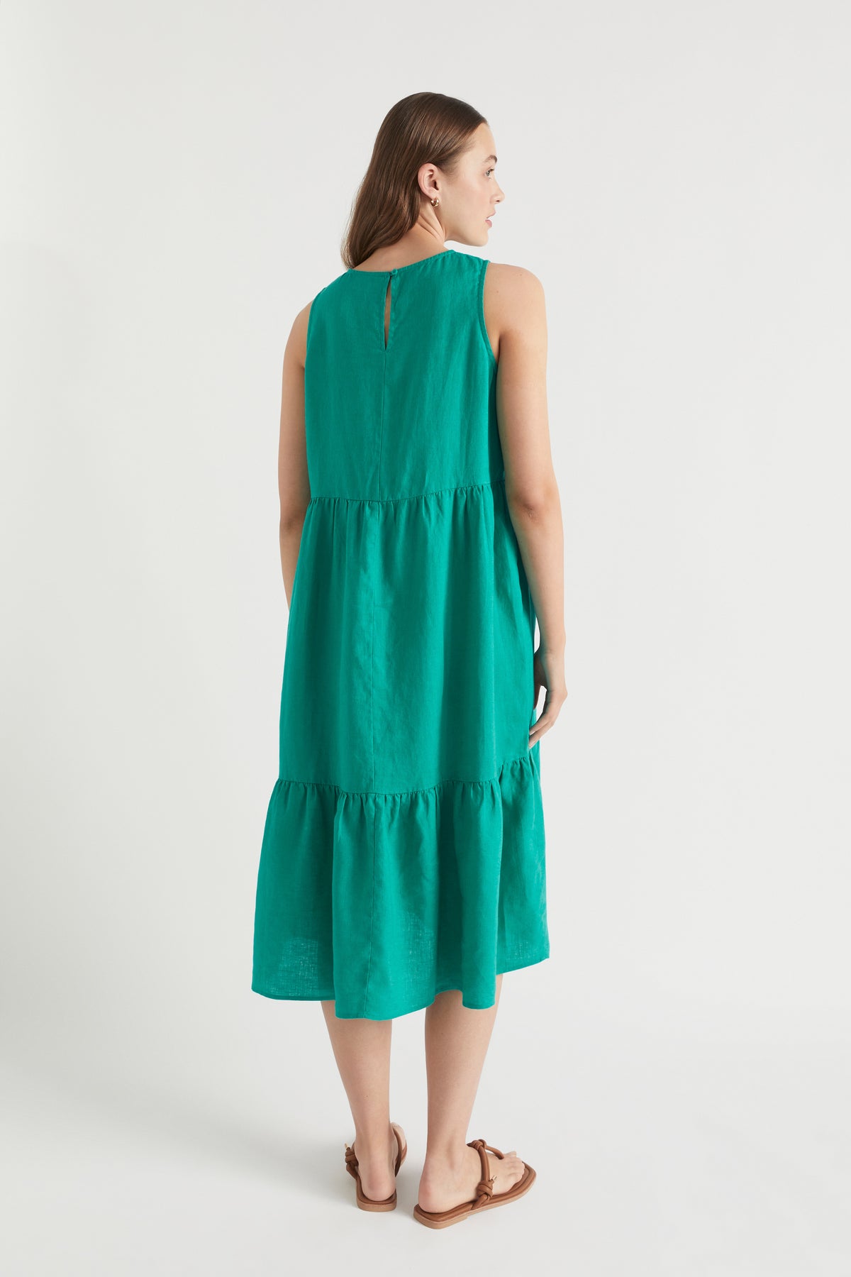 Core Linen Midi Dress