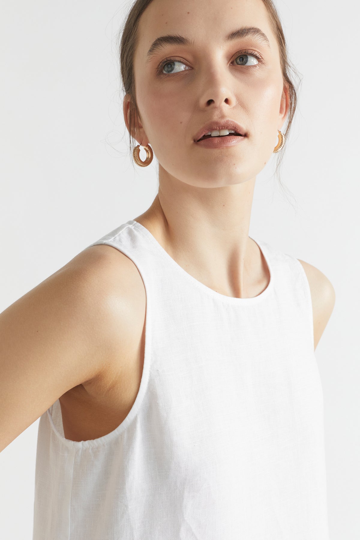 Core Linen Midi Dress