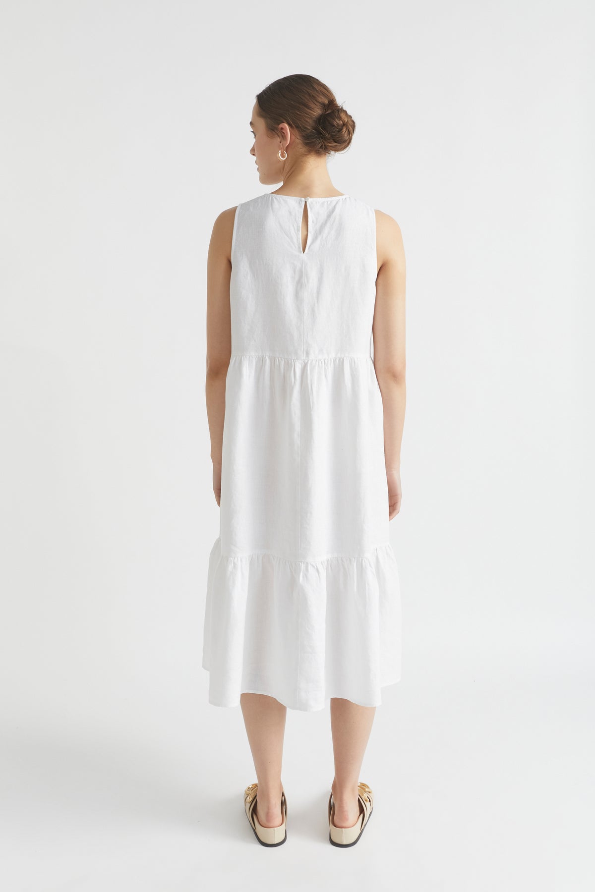 Core Linen Midi Dress