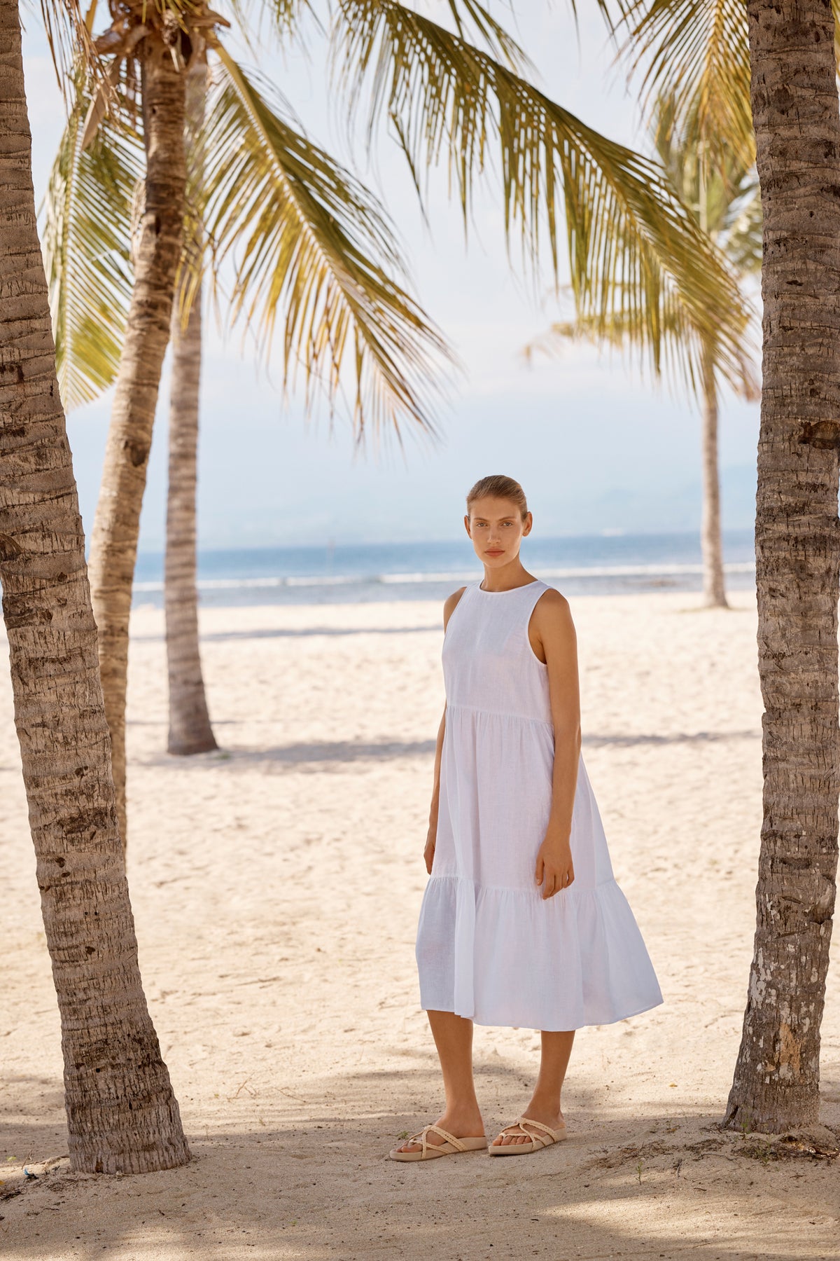 Core Linen Midi Dress