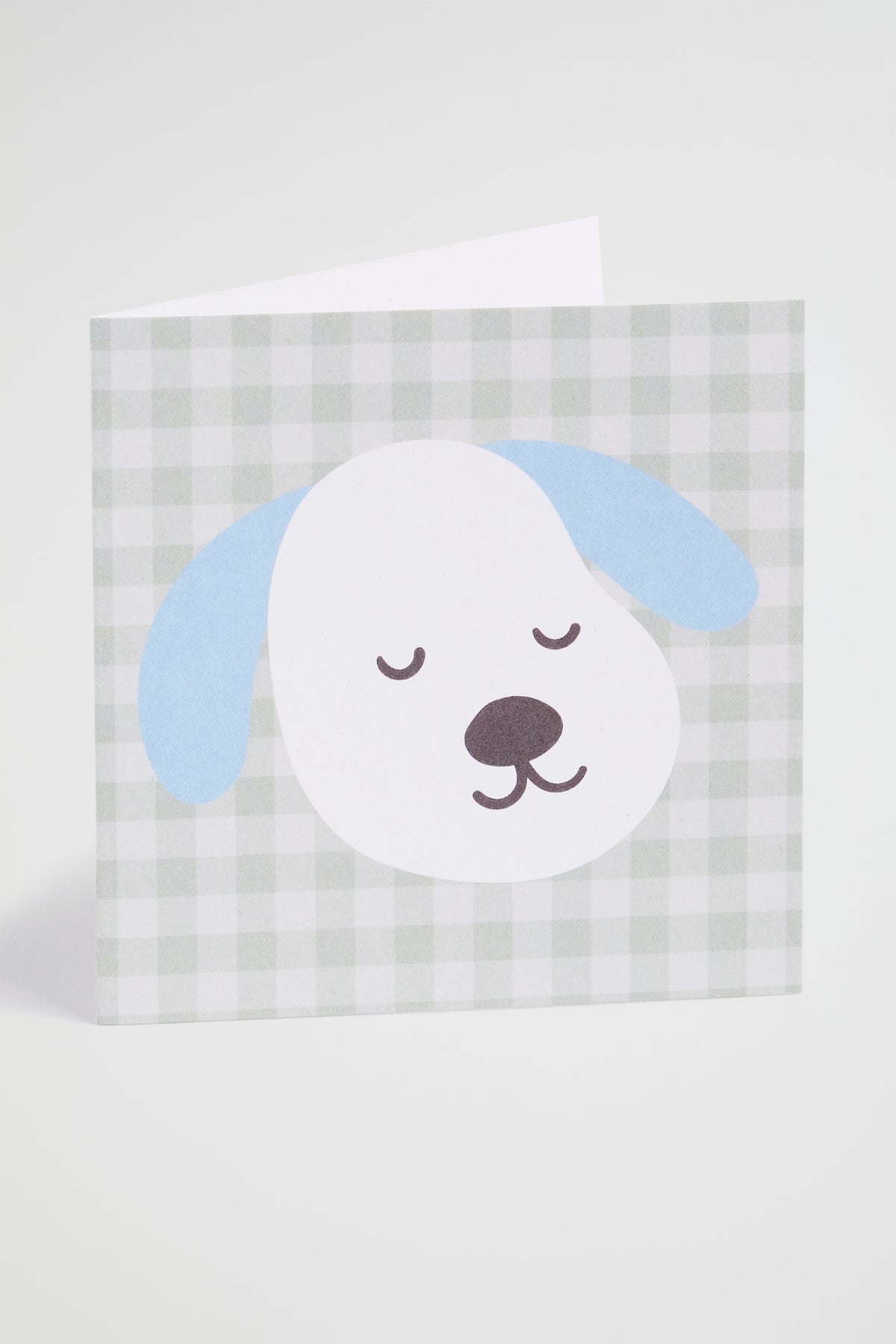 Gingham Dog Card