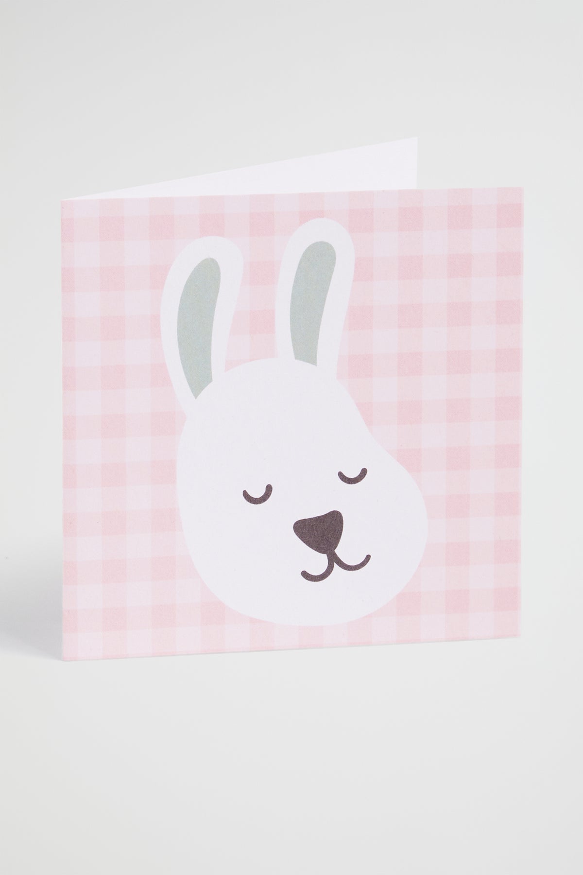 Gingham Bunny Card