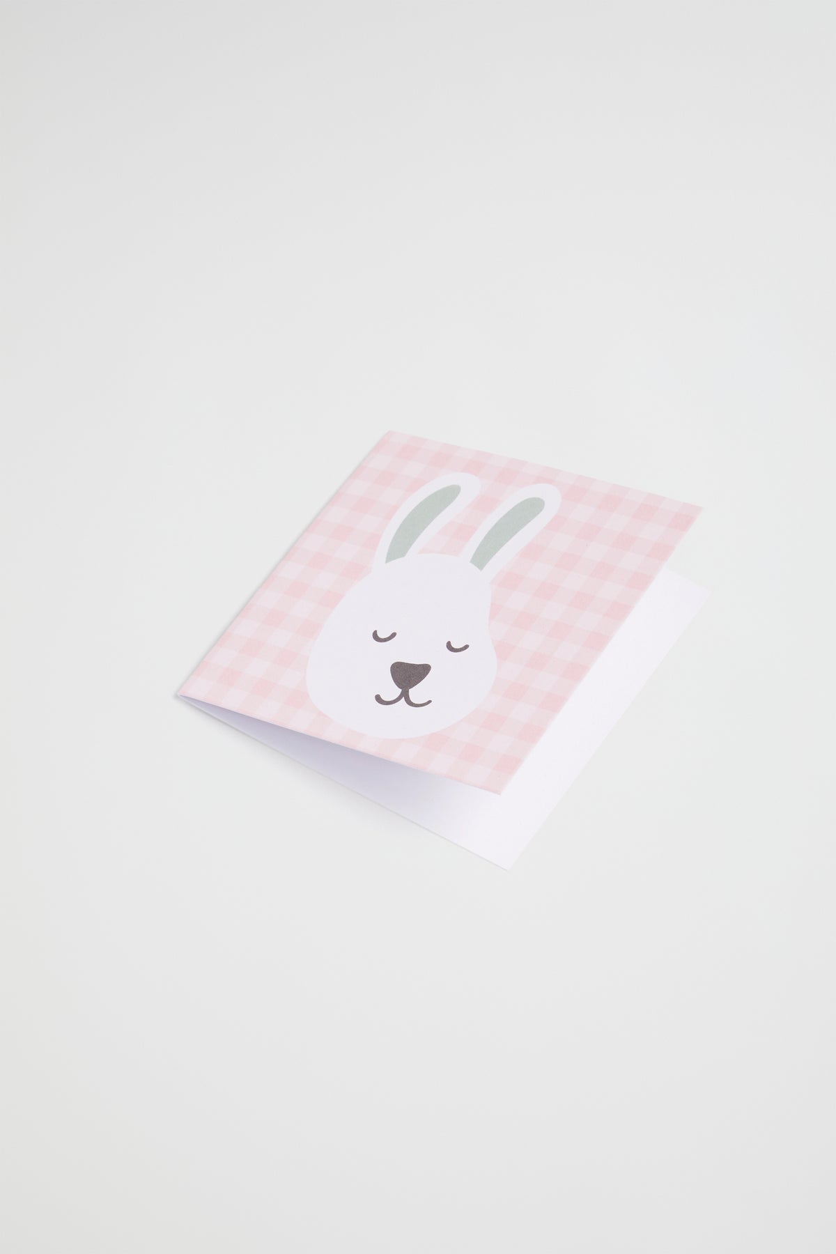 Gingham Bunny Card