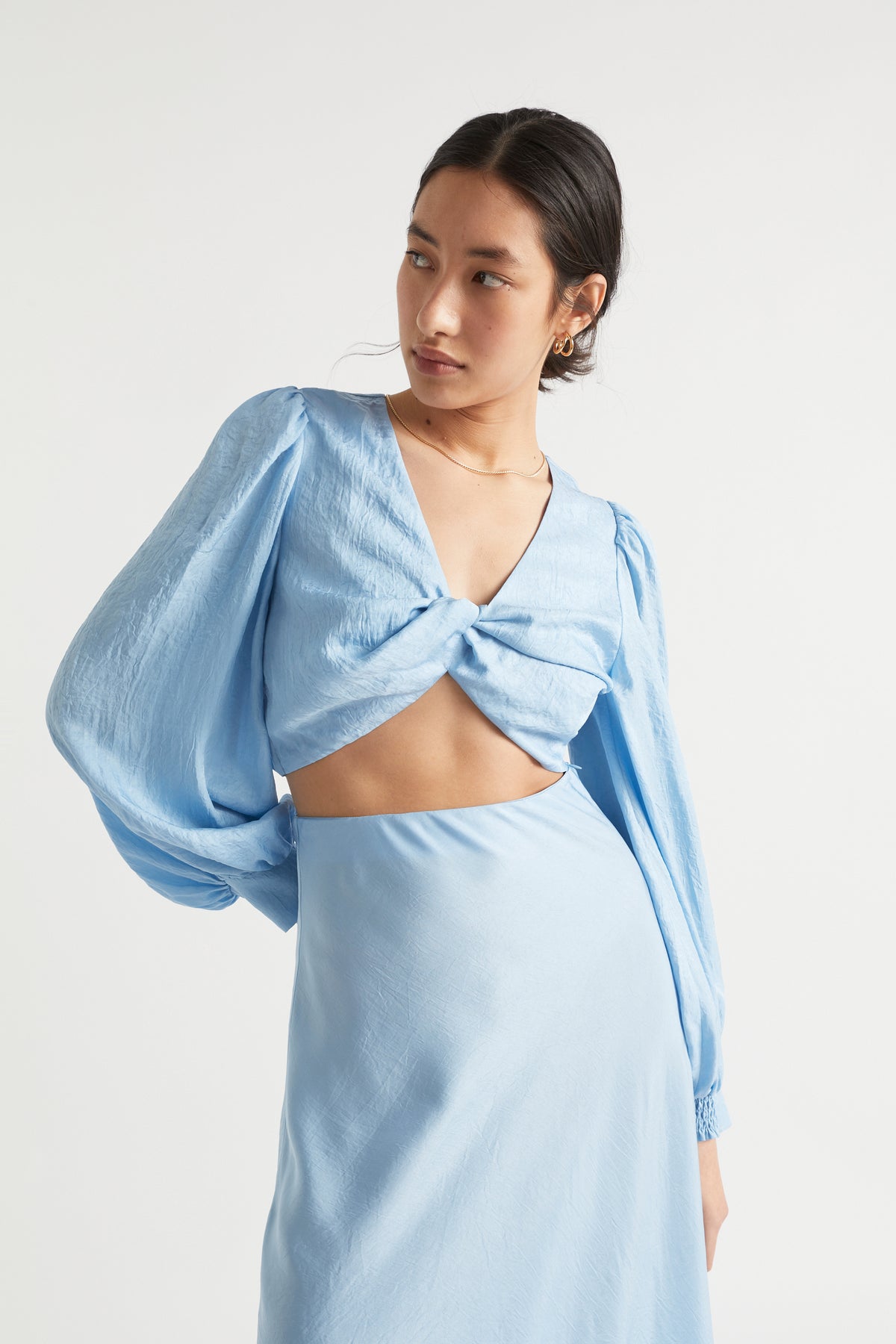 Satin Twist Top