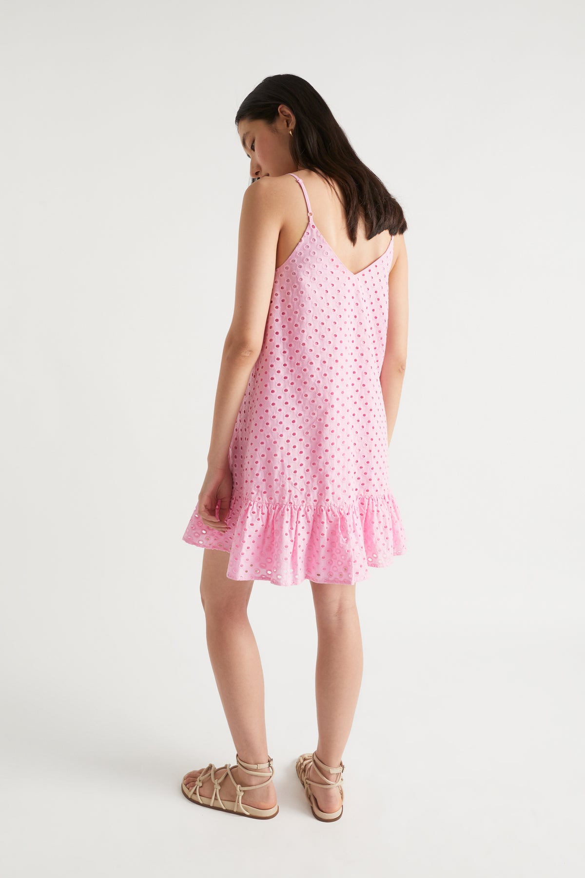 Broderie Swing Mini Dress