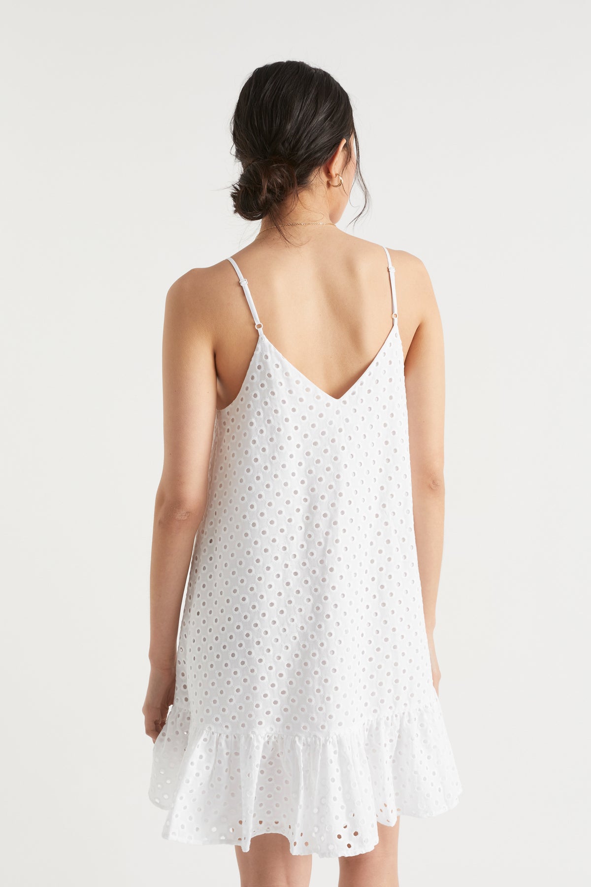 Broderie Swing Mini Dress
