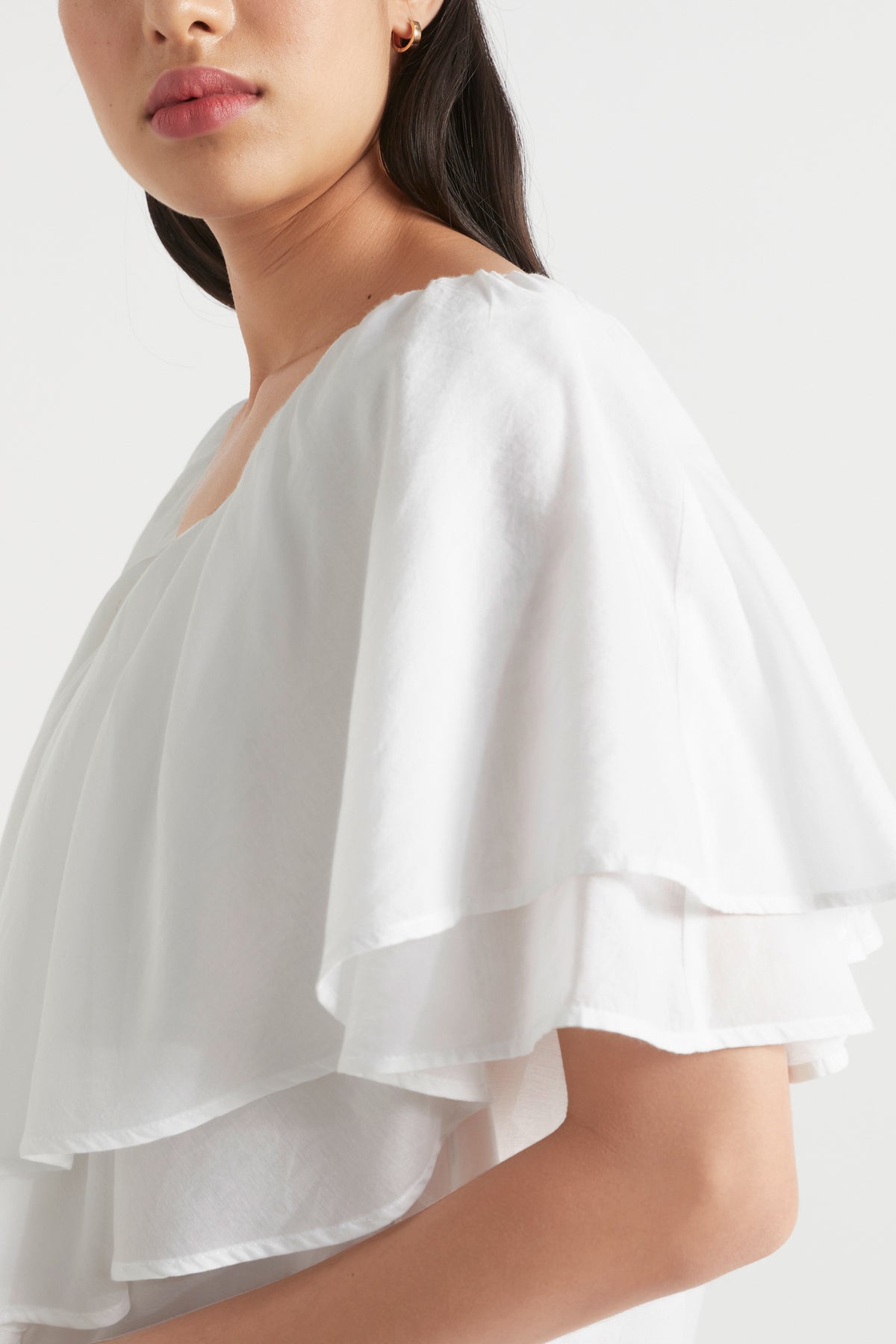 Voile Flutter Top