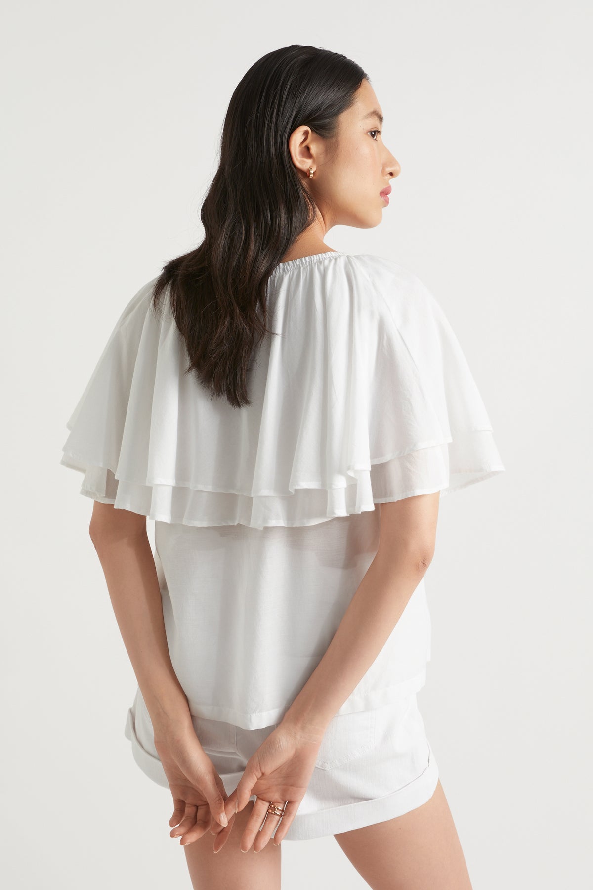 Voile Flutter Top