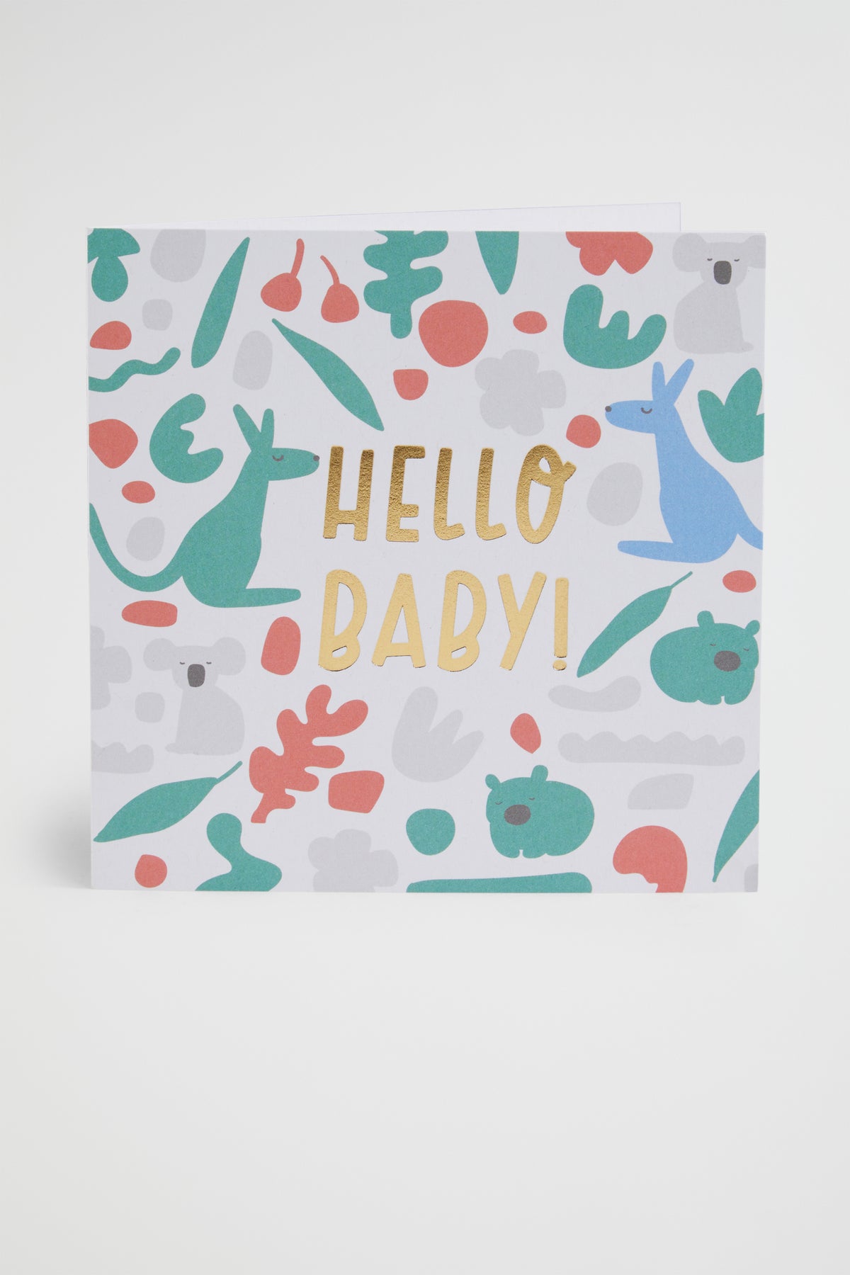 Large Hello Baby Native Card