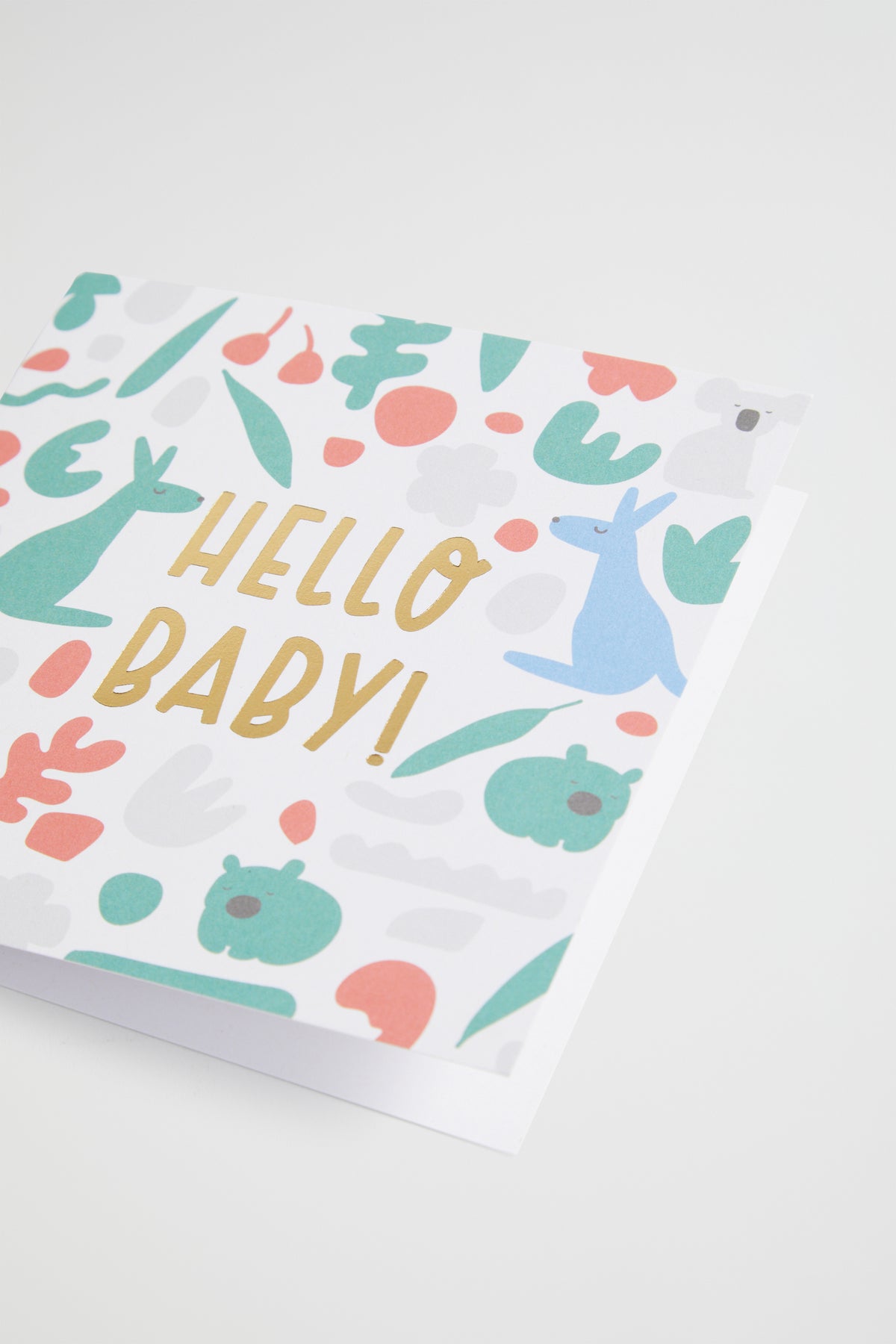 Large Hello Baby Native Card