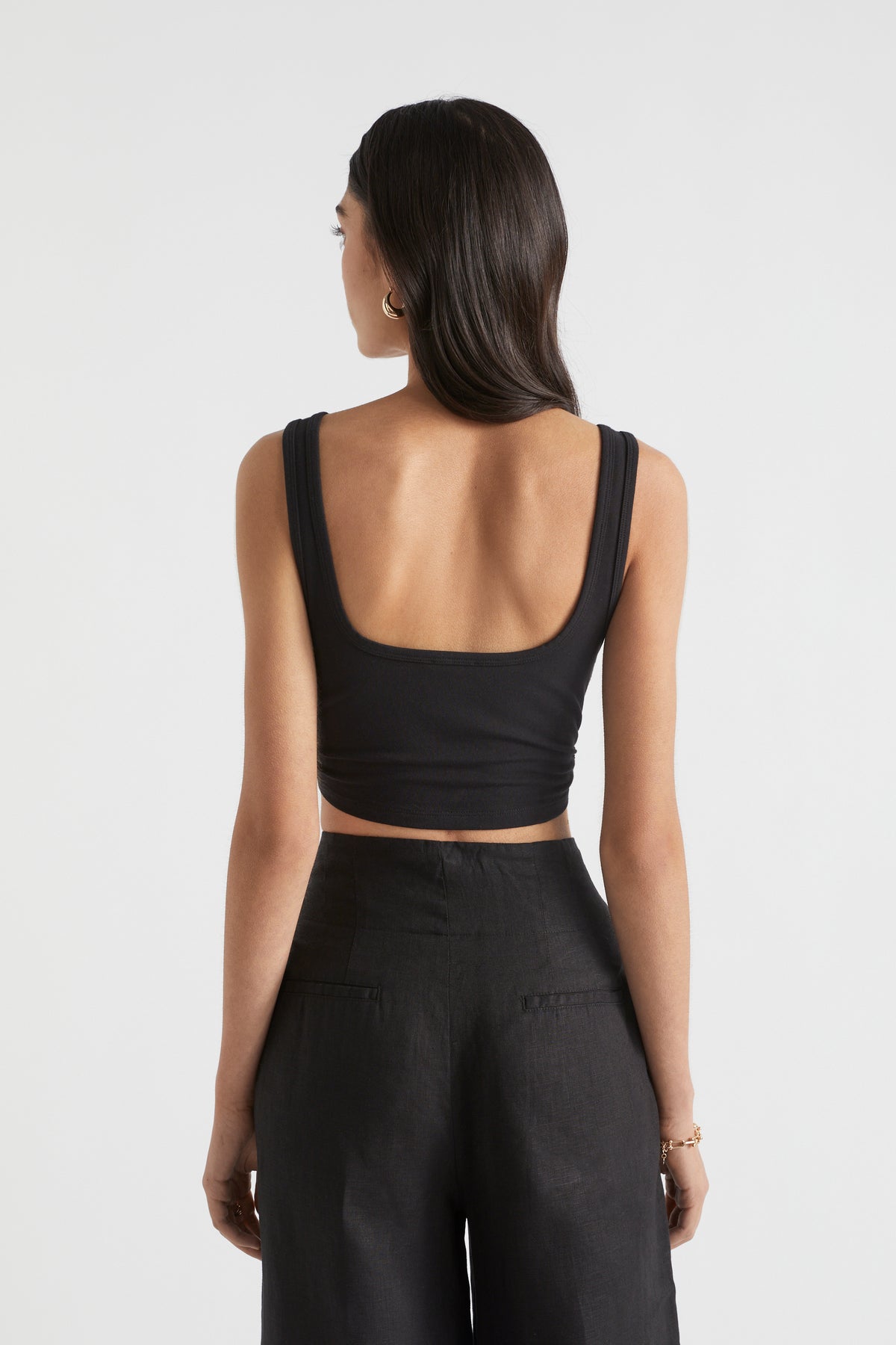 Ring Detail Cut Out Tank
