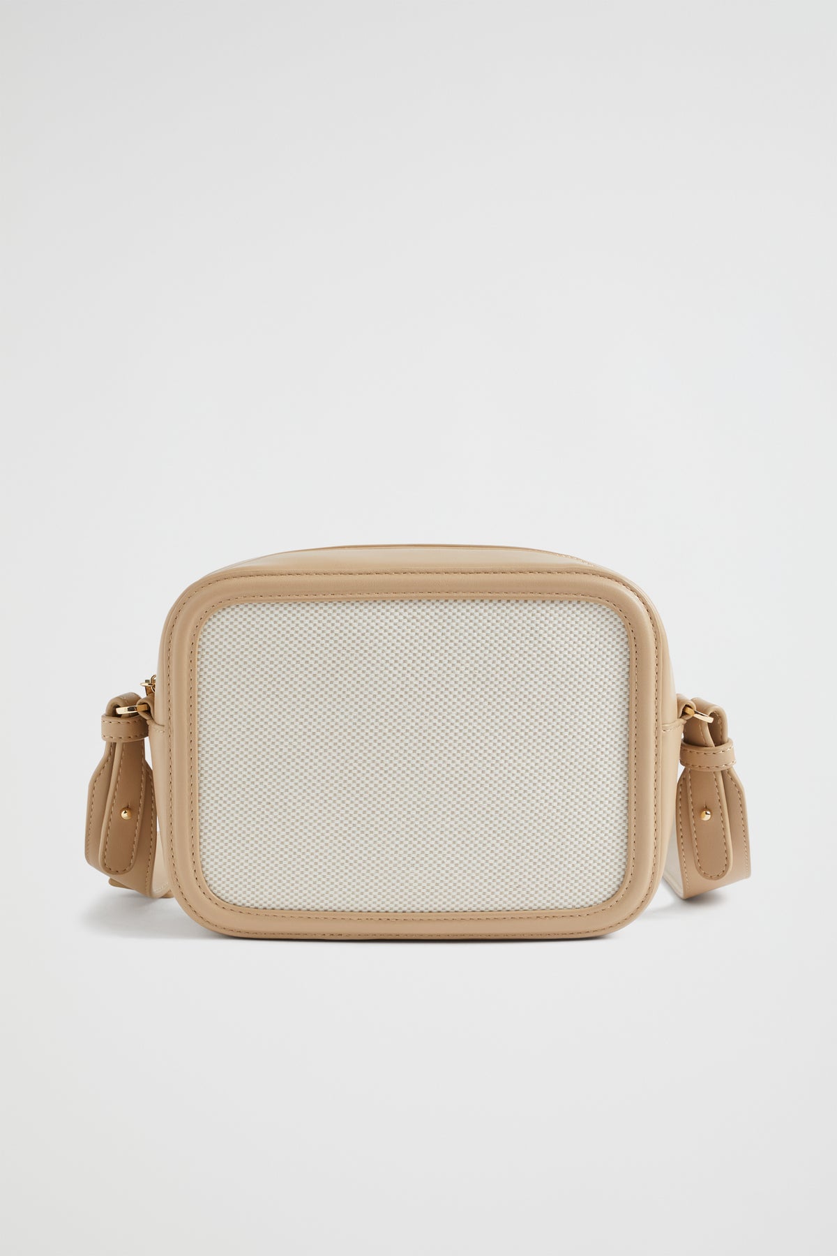 Textured Logo Crossbody Bag