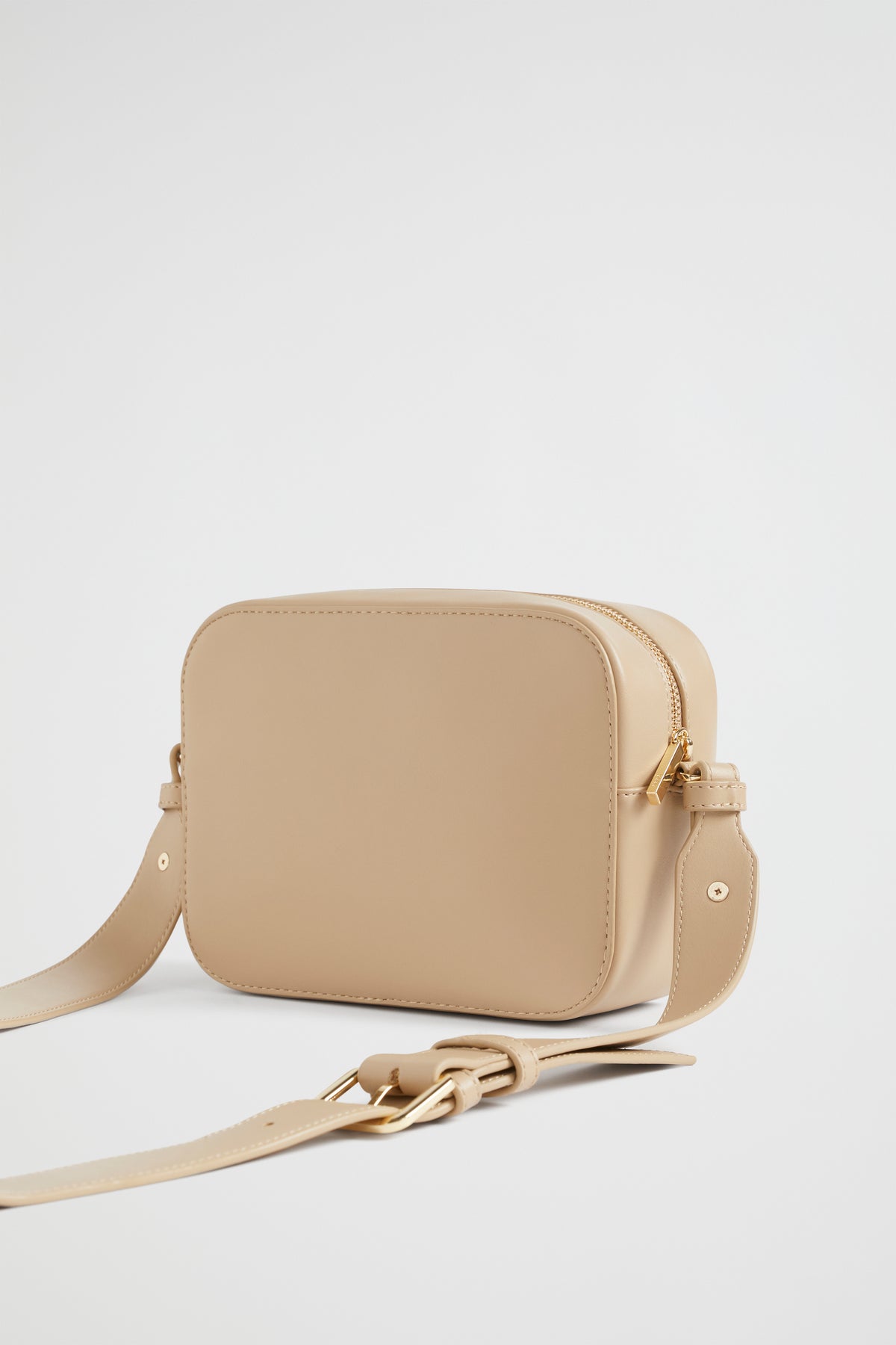 Textured Logo Crossbody Bag