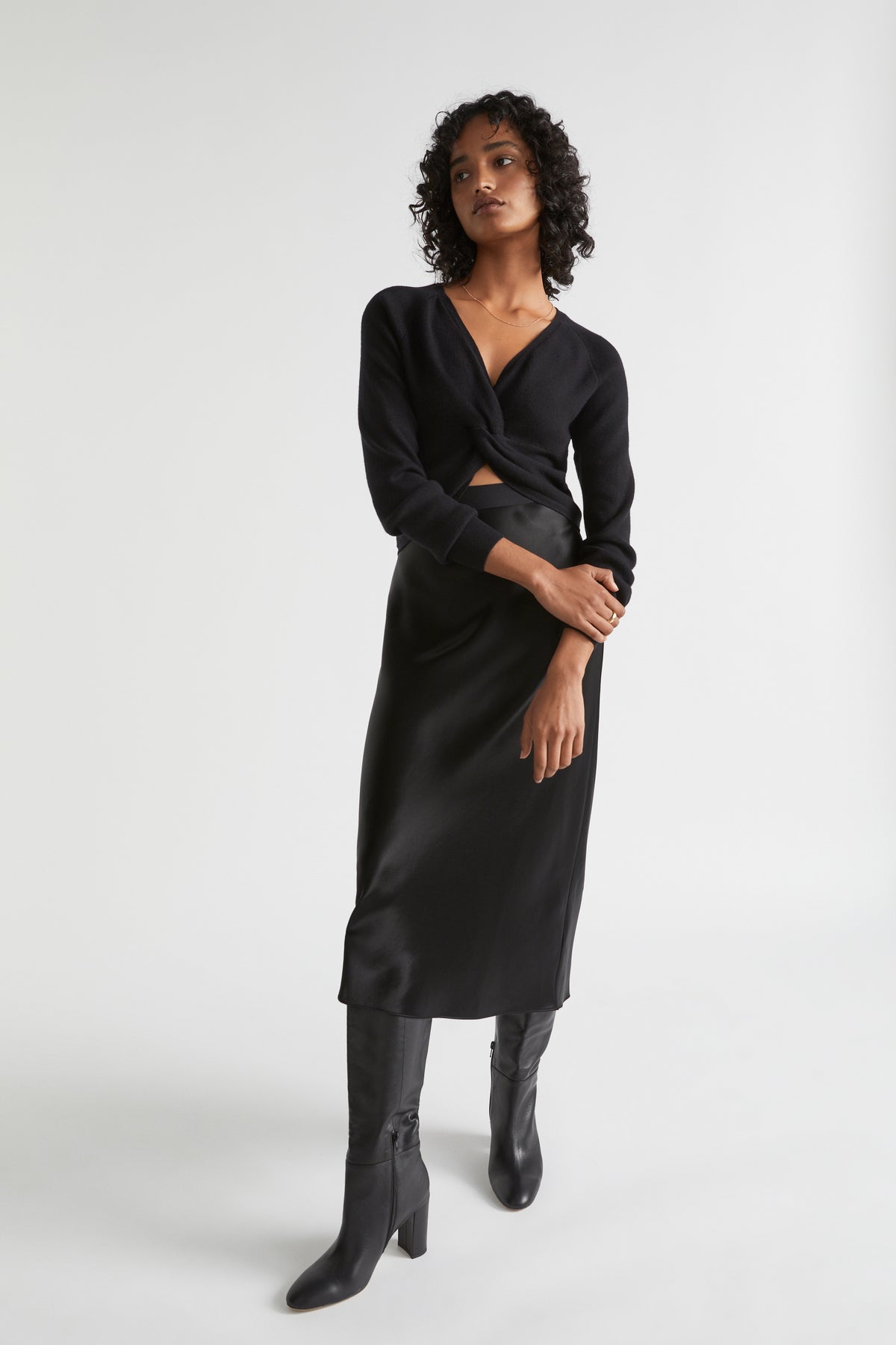 Twist Front Knit