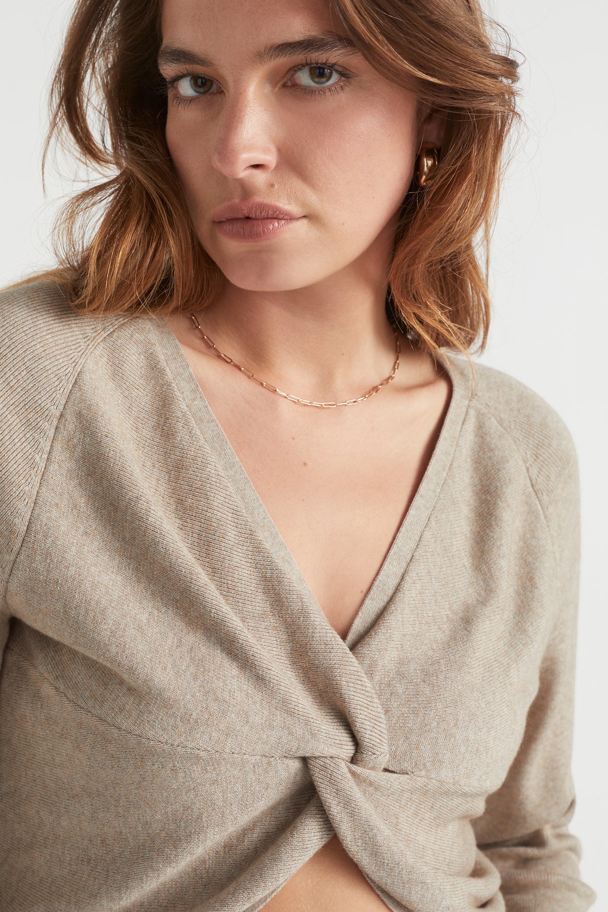 Twist Front Knit