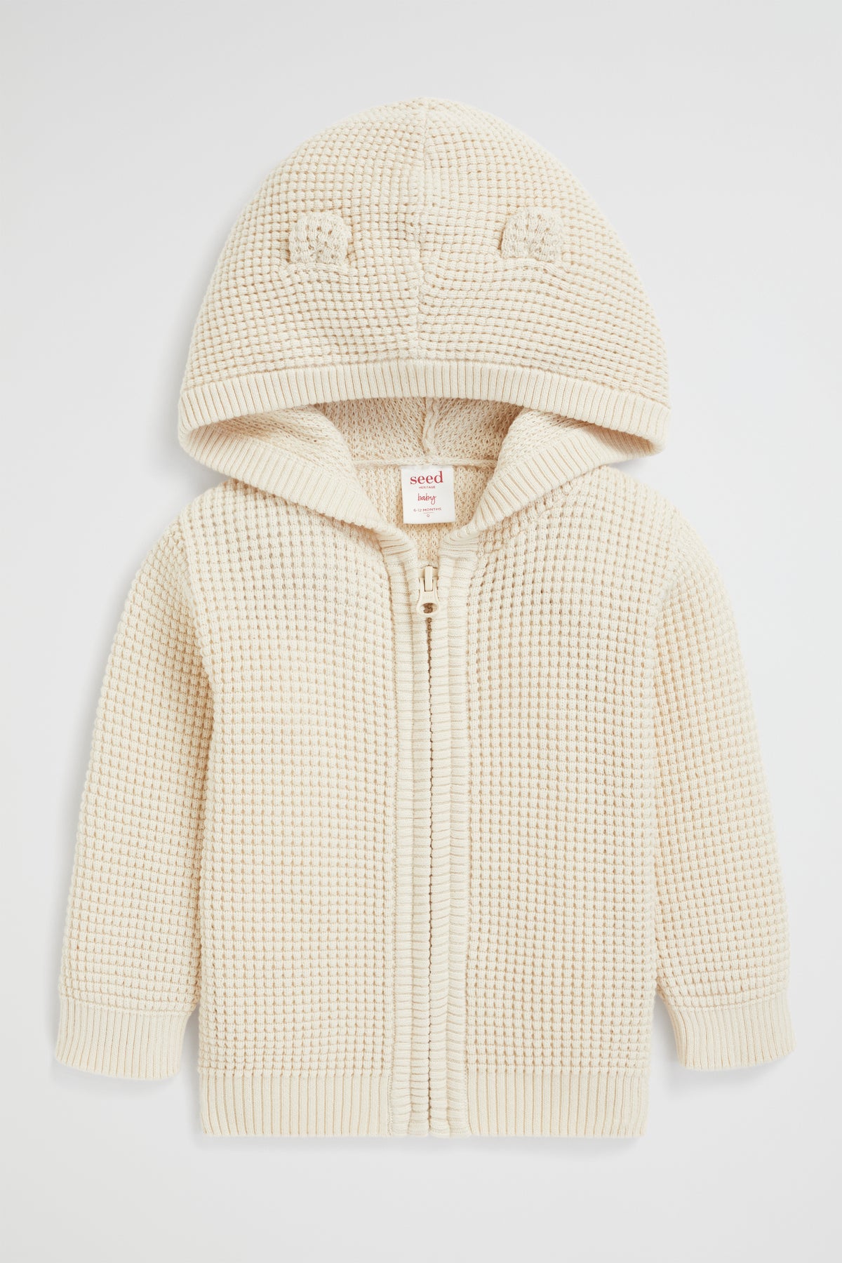 Waffle Zip Knit