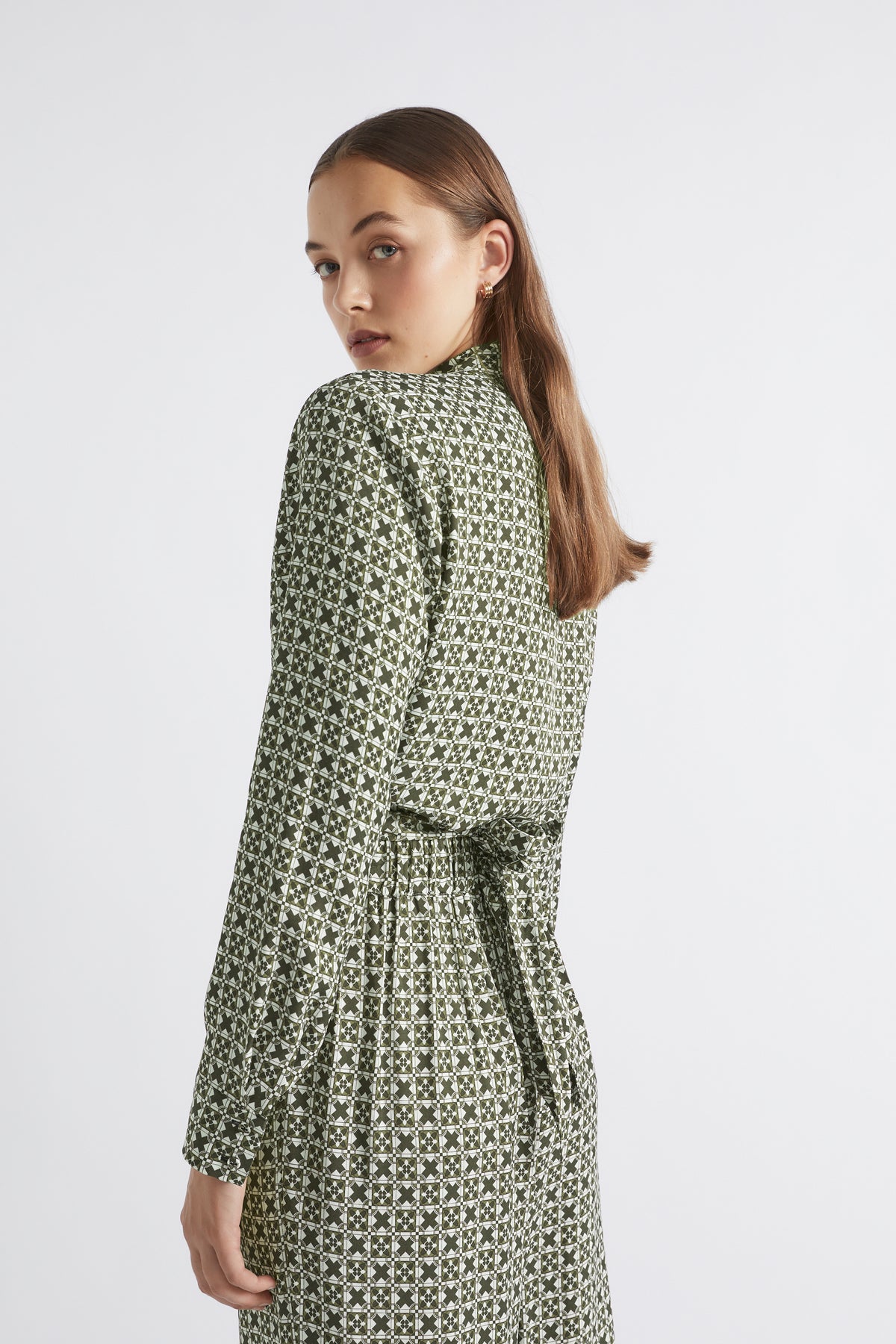 Mini Geo Wrap Shirt