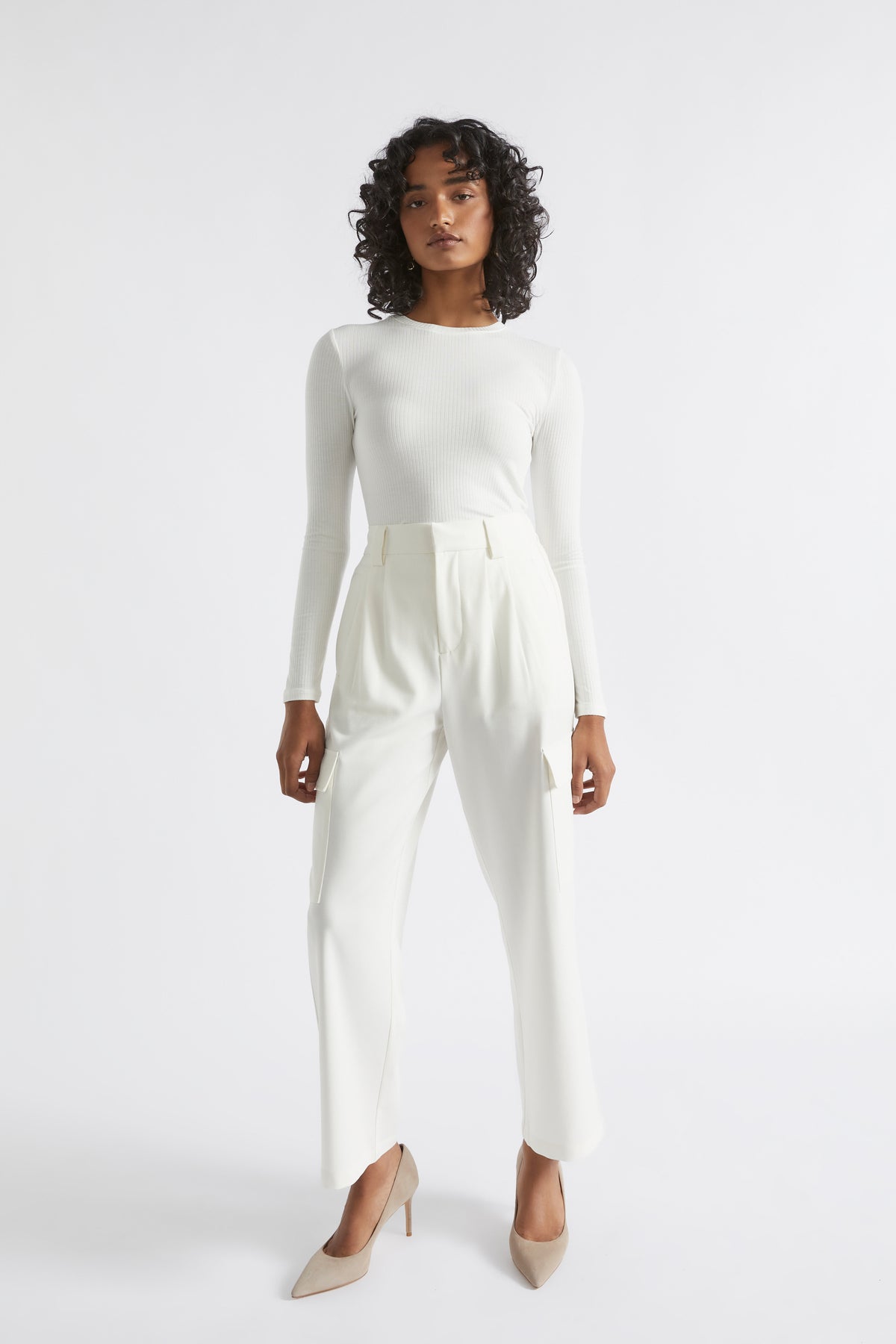 Core Rib Crew Neck Top