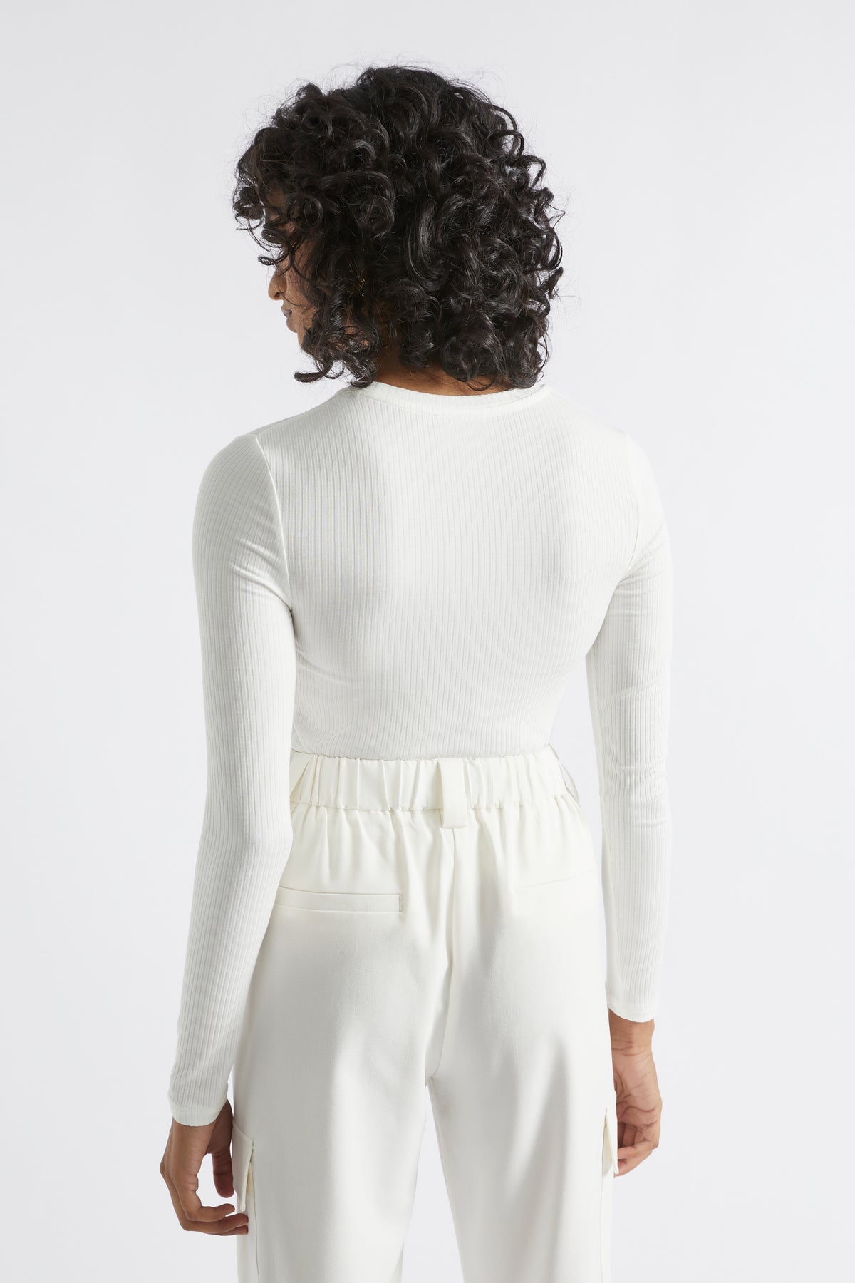 Core Rib Crew Neck Top