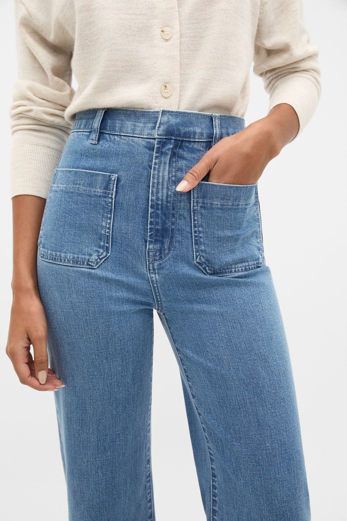 Core Wide Leg Pocket Jean