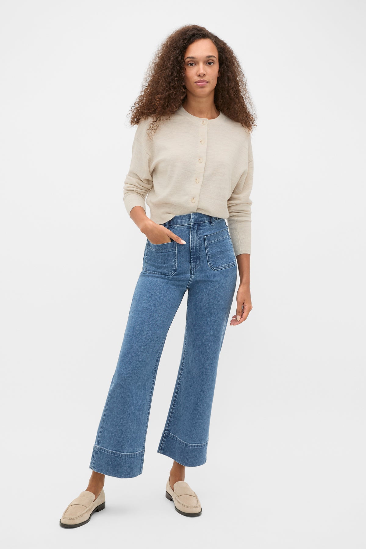 Core Wide Leg Pocket Jean