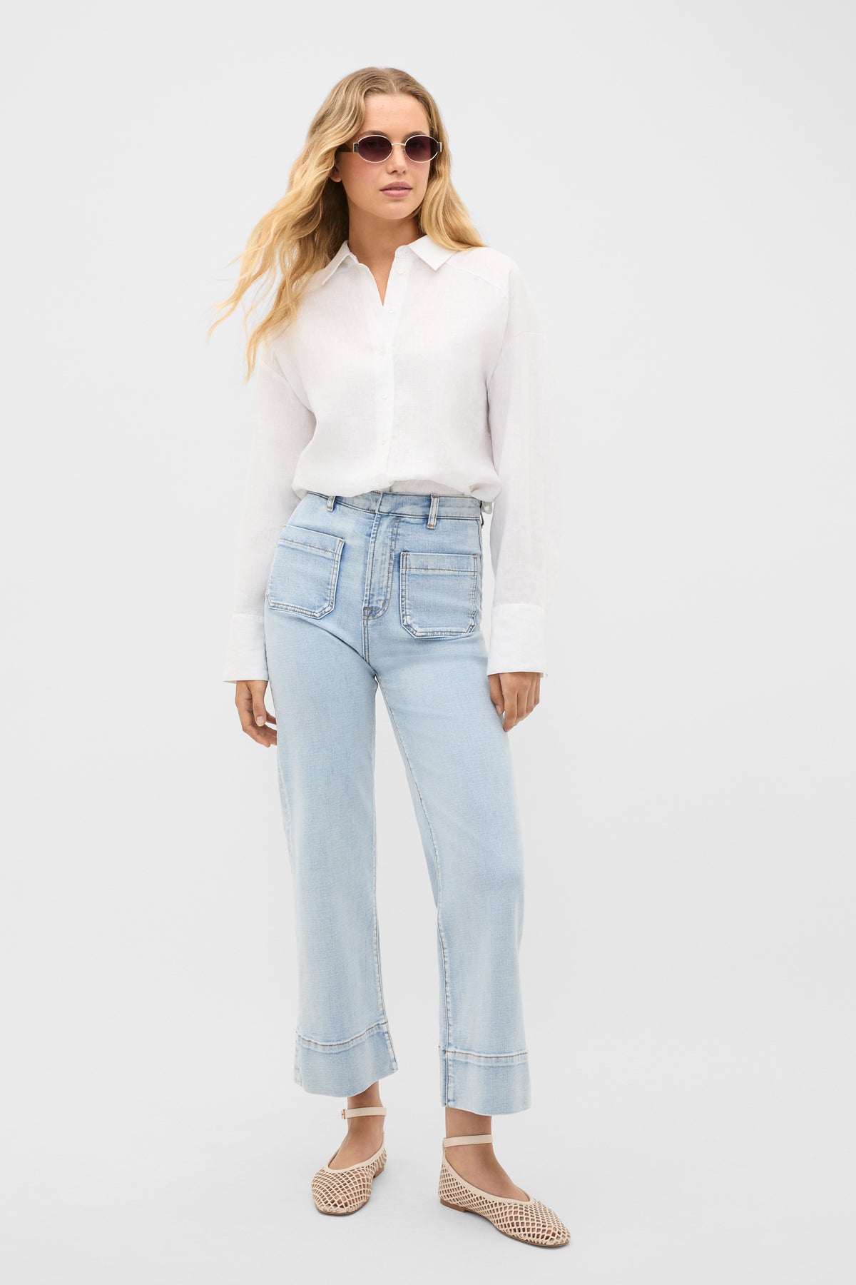 Core Wide Leg Pocket Jean