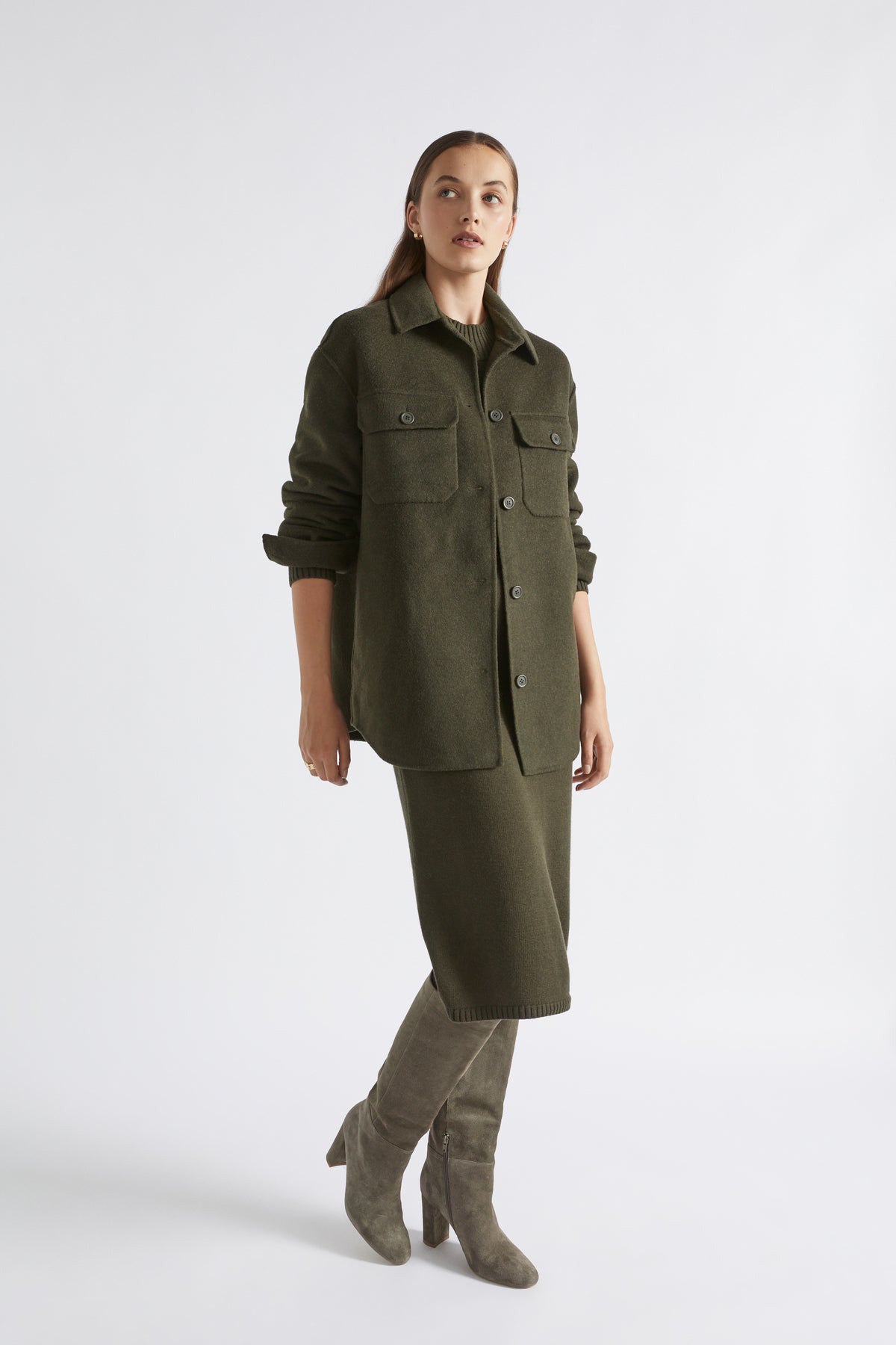 Wool Blend Shacket