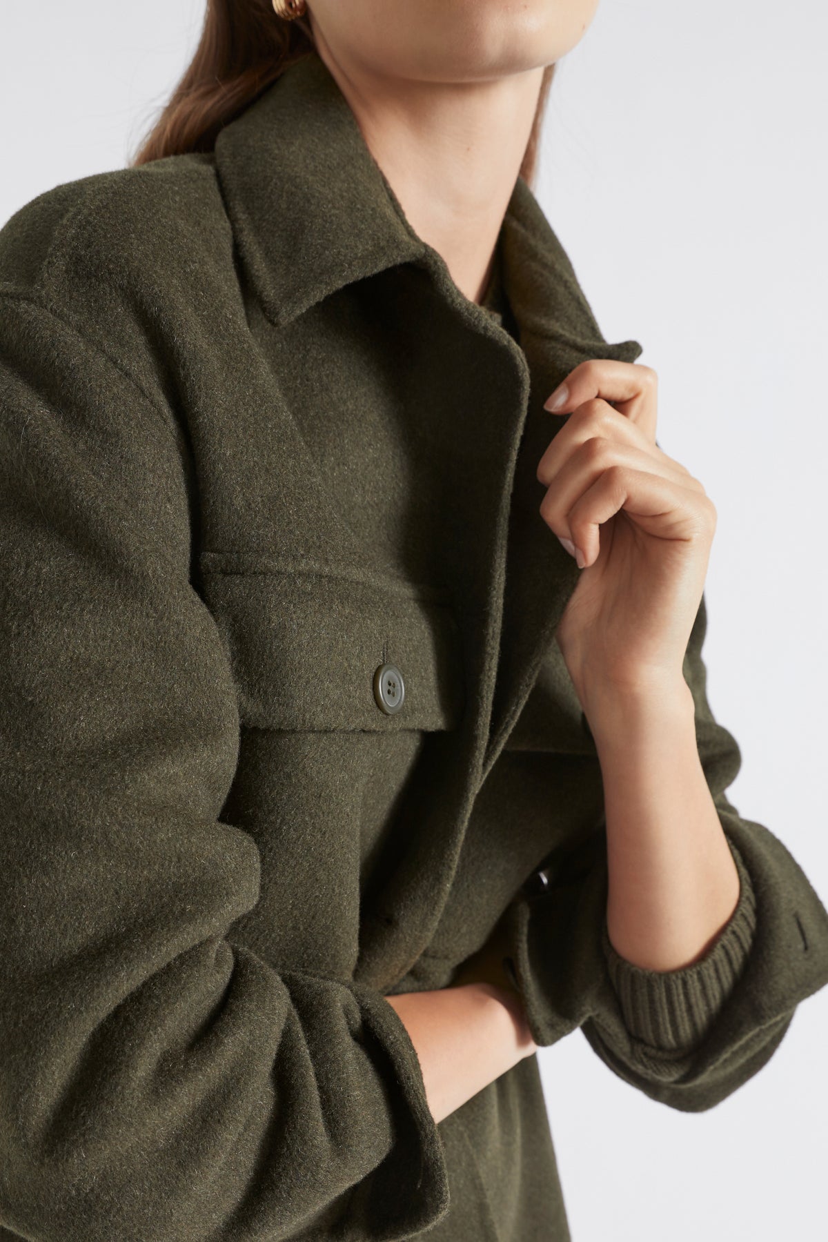 Wool Blend Shacket