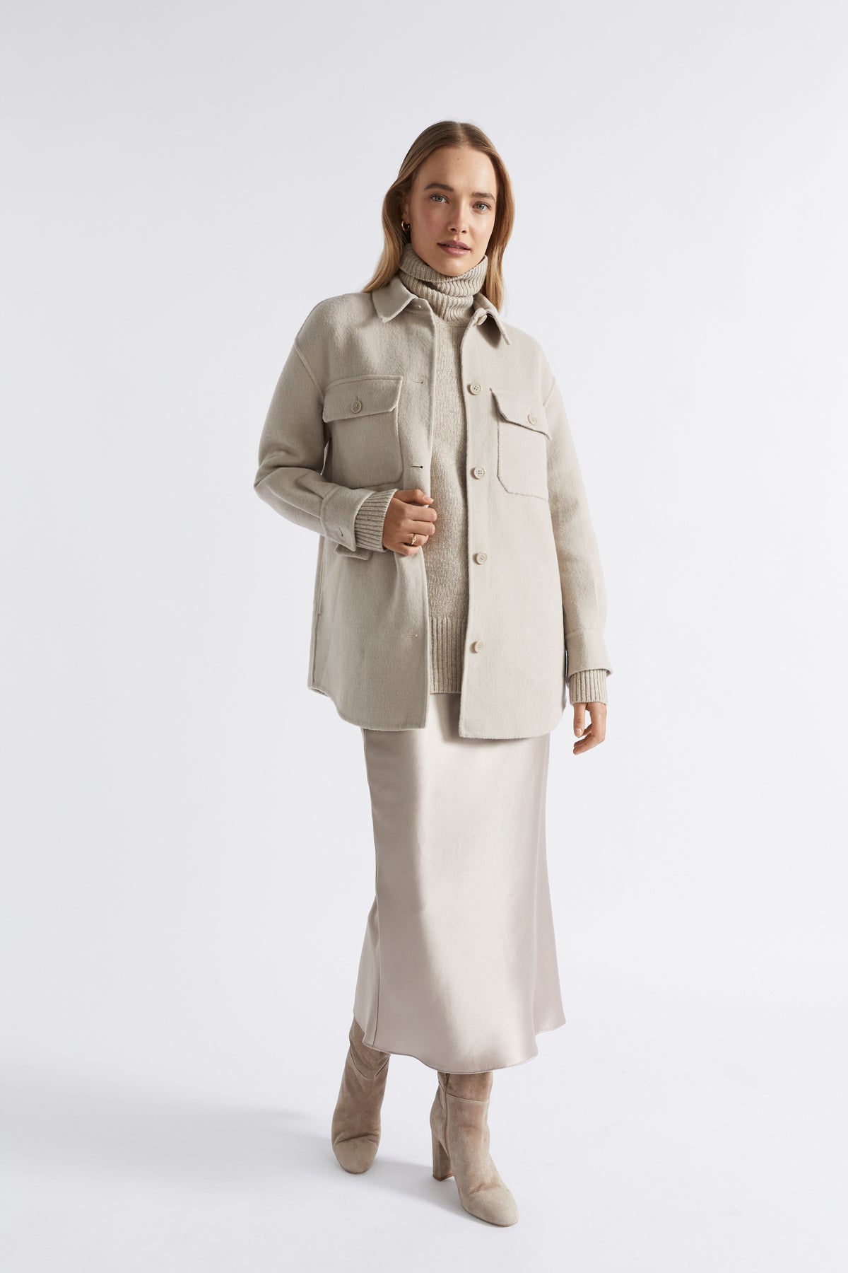 Wool Blend Shacket