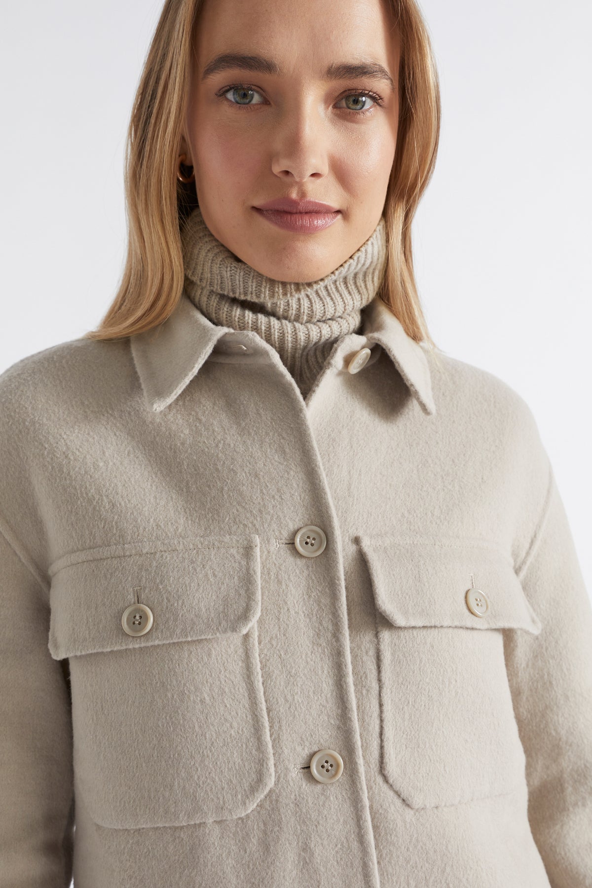 Wool Blend Shacket