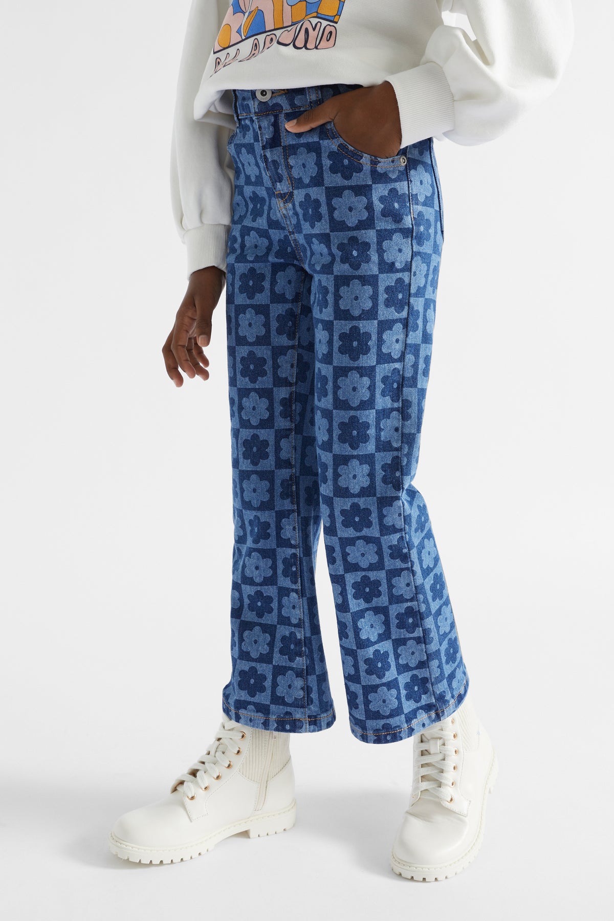 Checked Jean