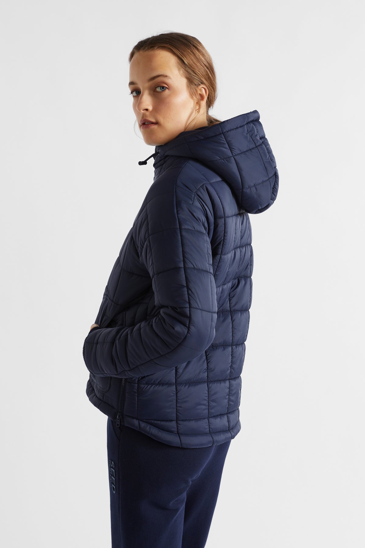 Side Zip Puffer Jacket