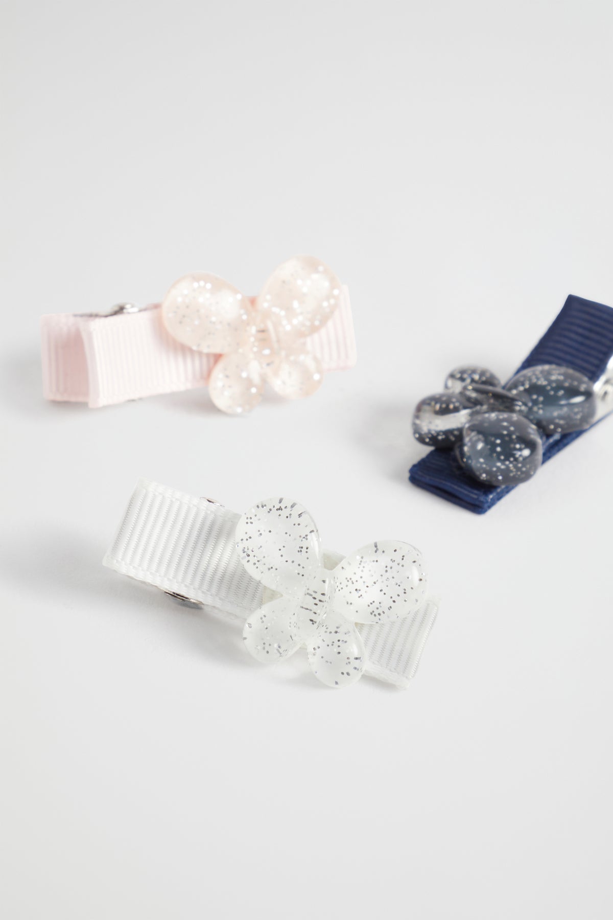Glitter Butterfly Duck Clip Pack