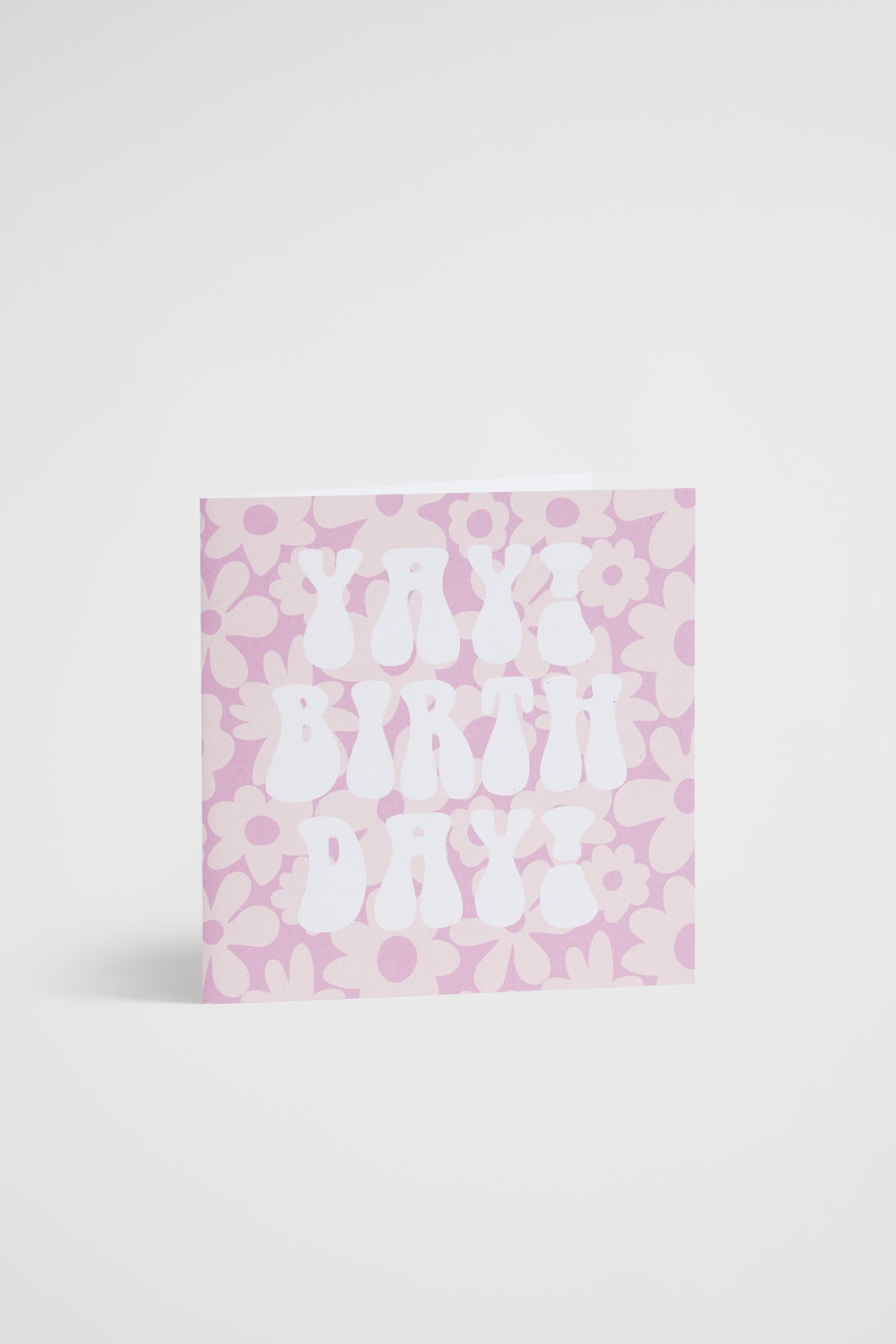 Large Happy Birthday Daisy Card