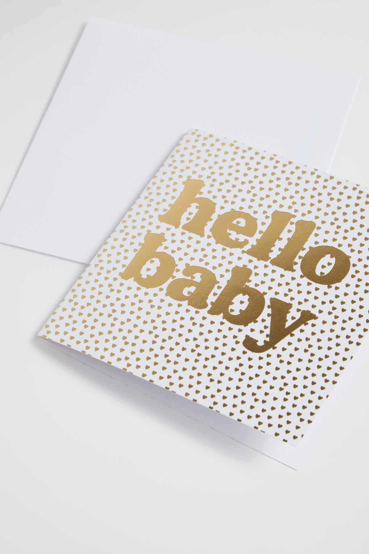 Large Hello Baby Card