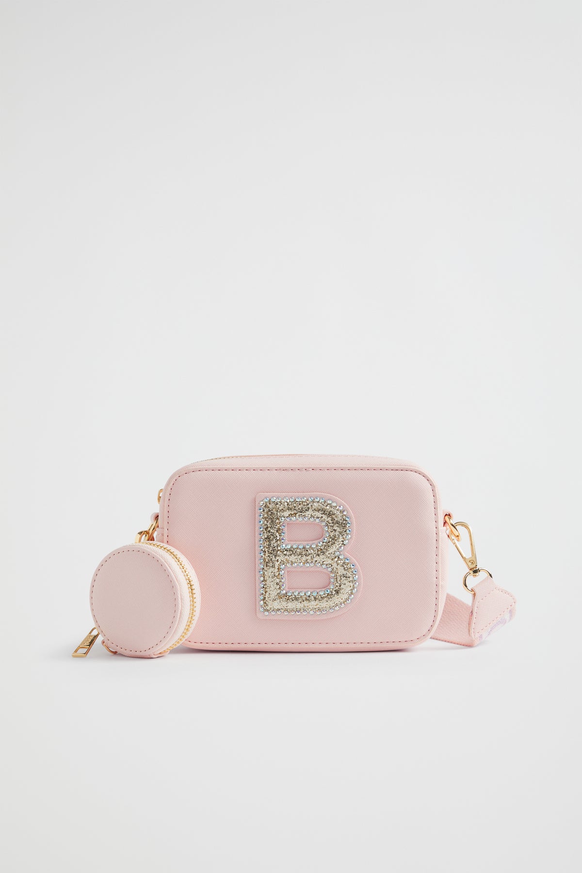 Glitter Initial Bag