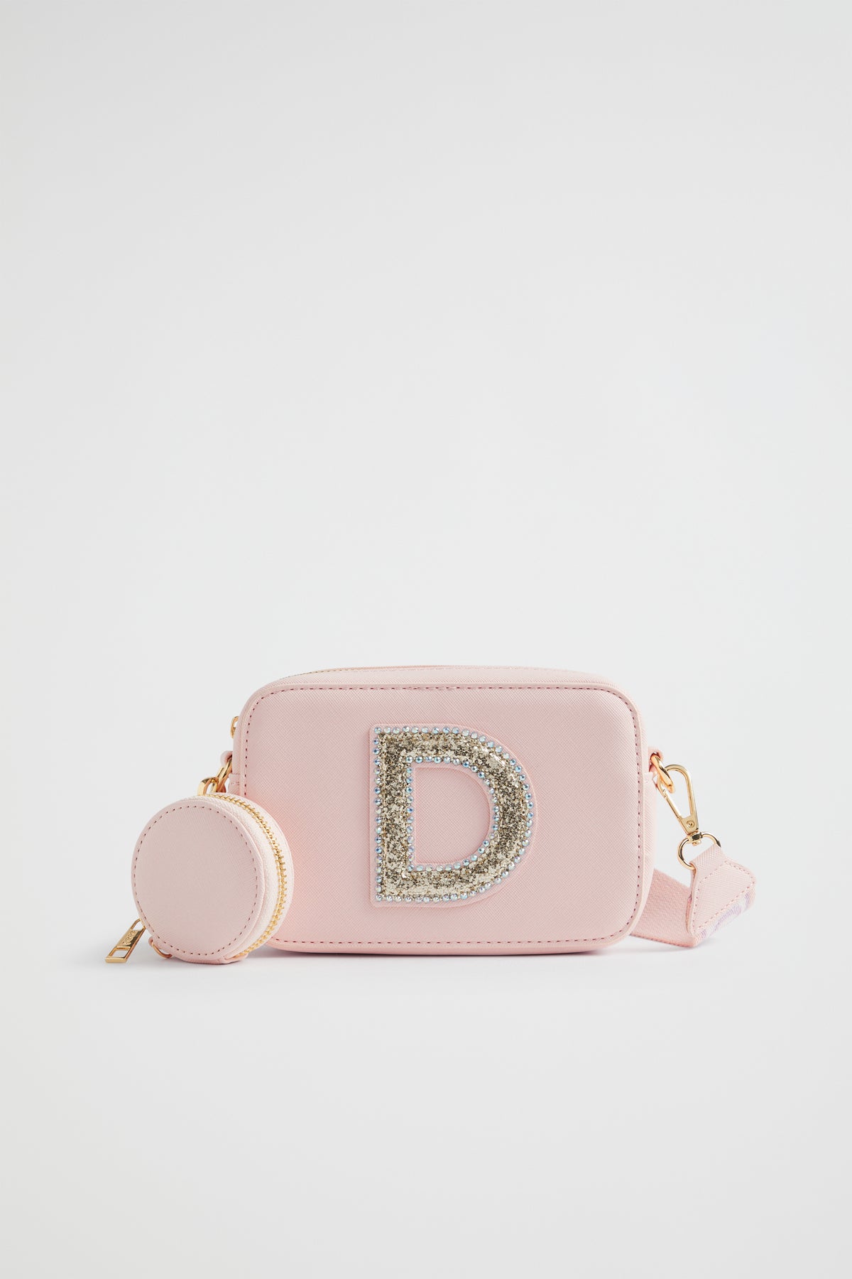 Glitter Initial Bag