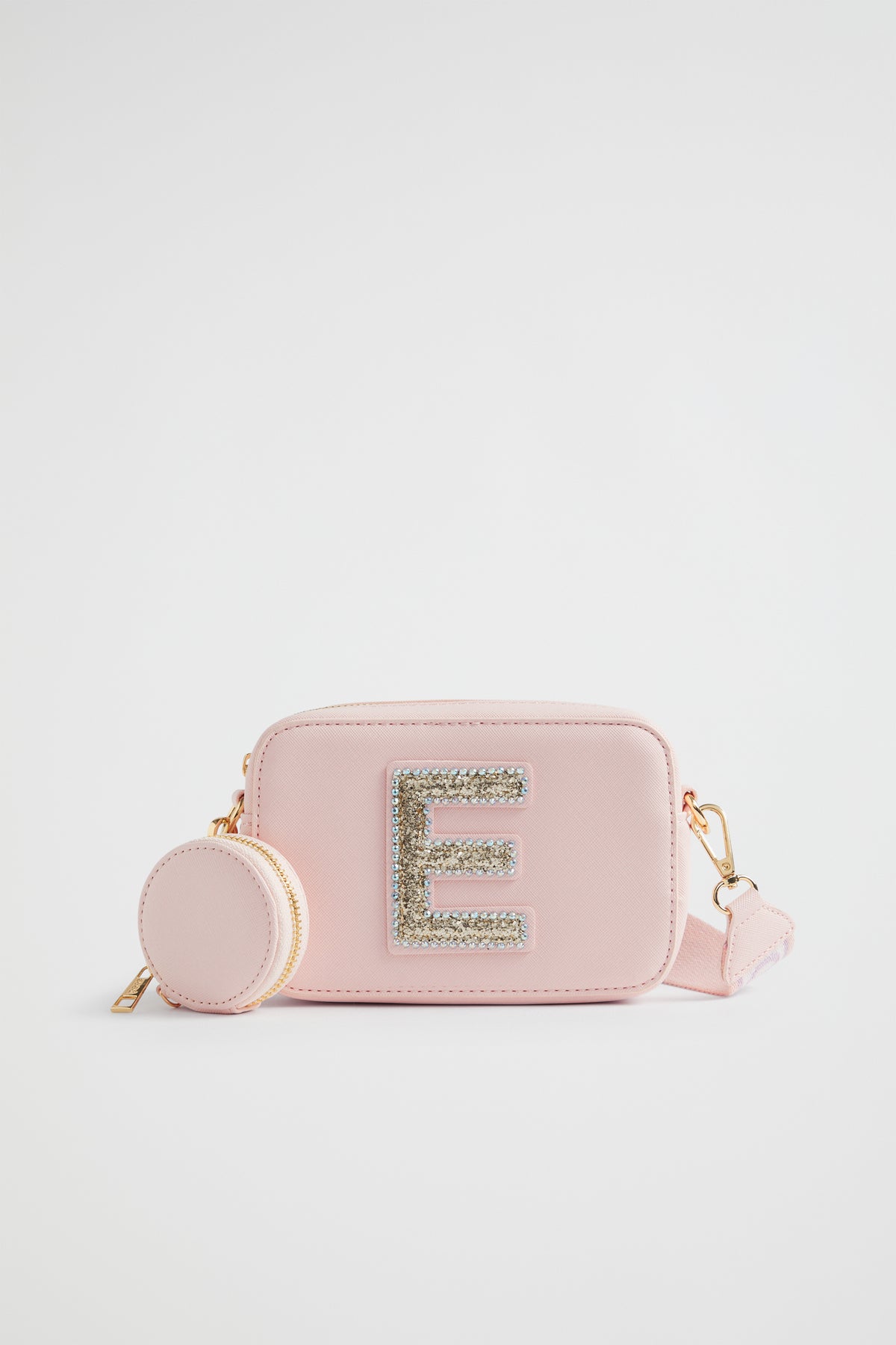 Glitter Initial Bag