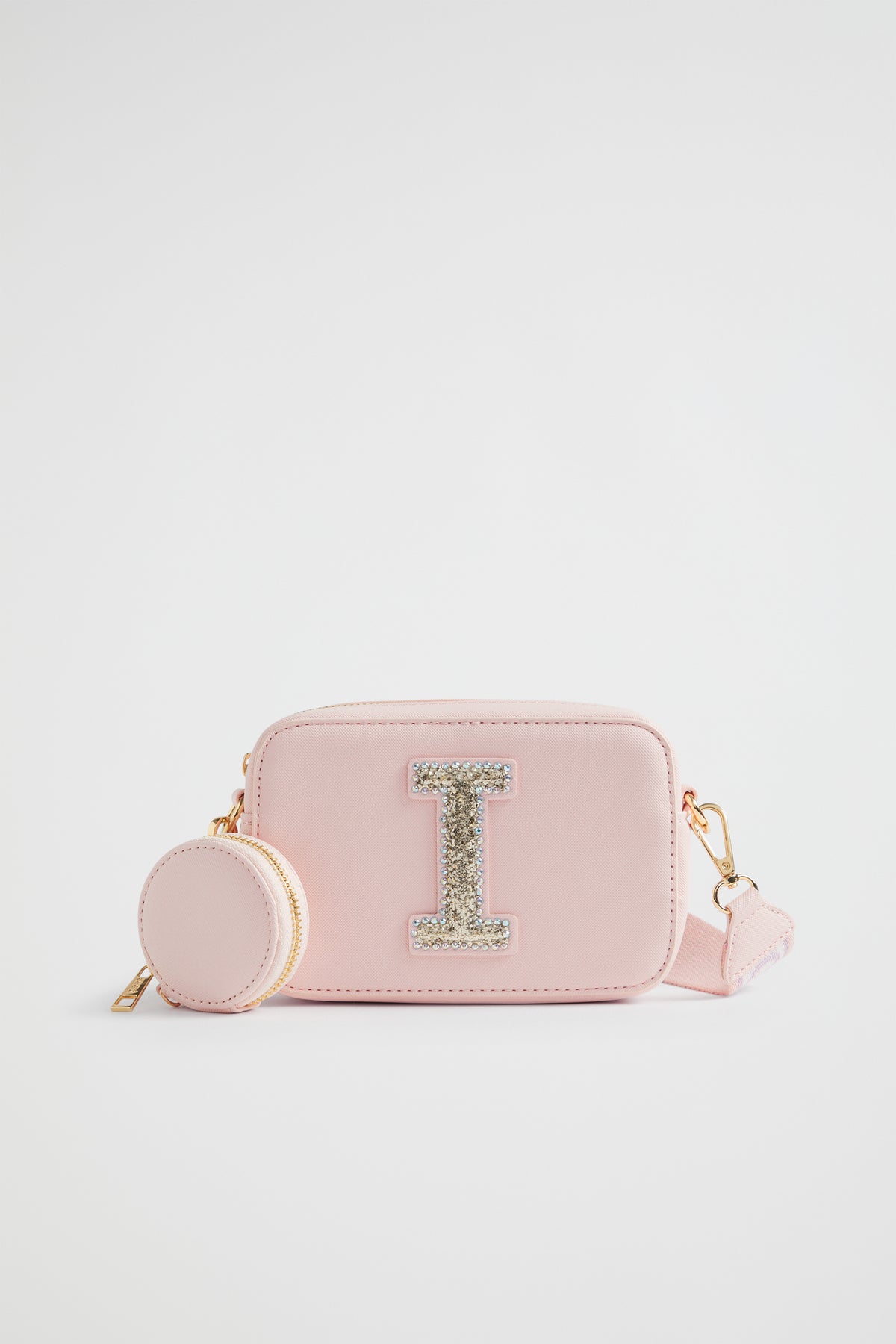 Glitter Initial Bag