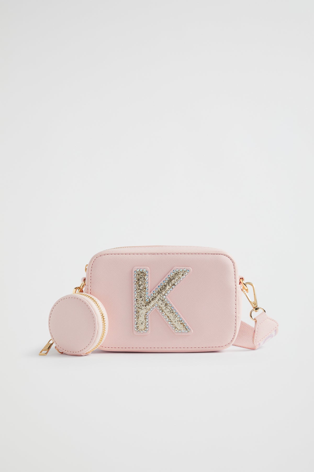 Glitter Initial Bag