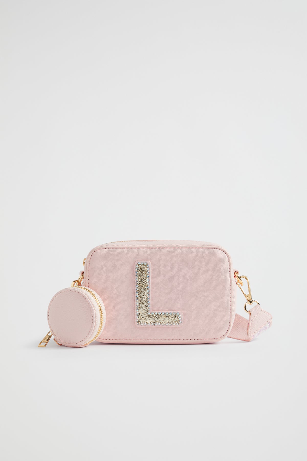 Glitter Initial Bag