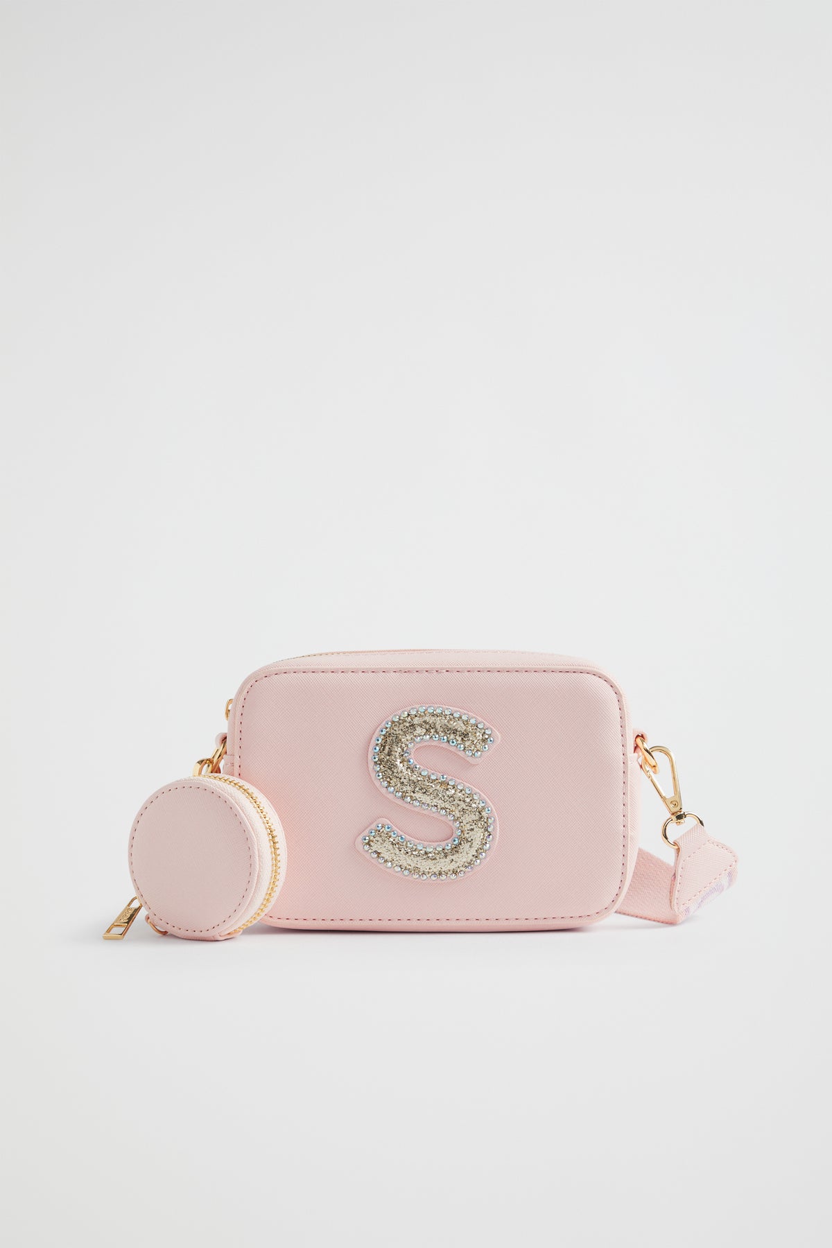 Glitter Initial Bag