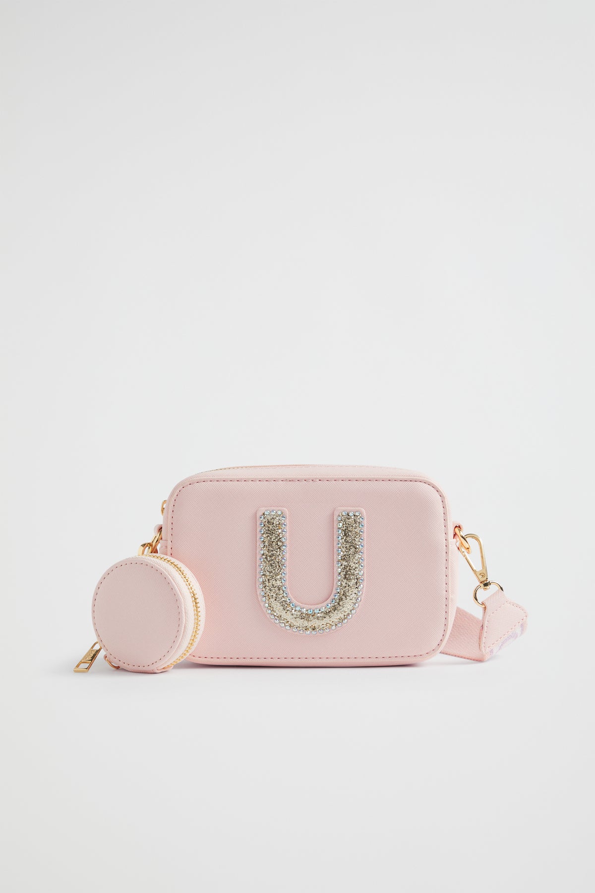 Glitter Initial Bag
