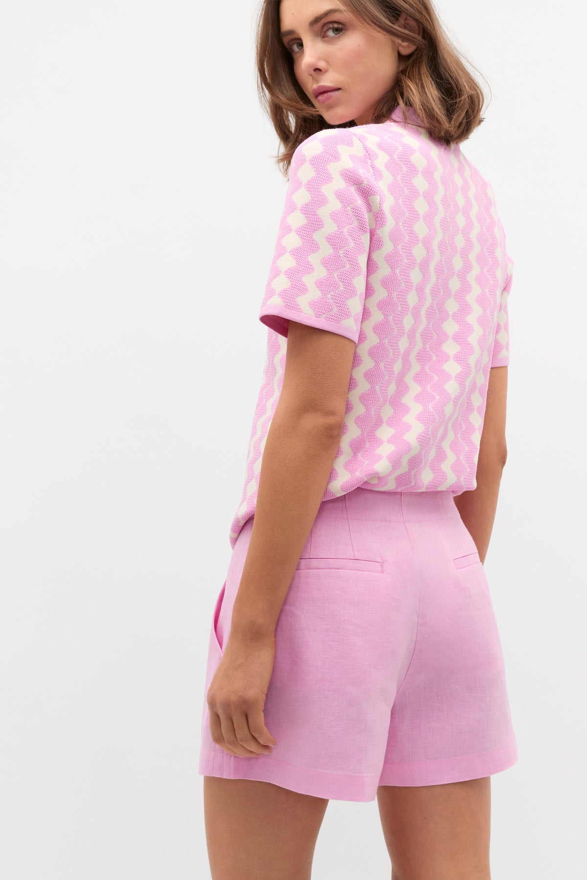 Core Linen Waisted Short